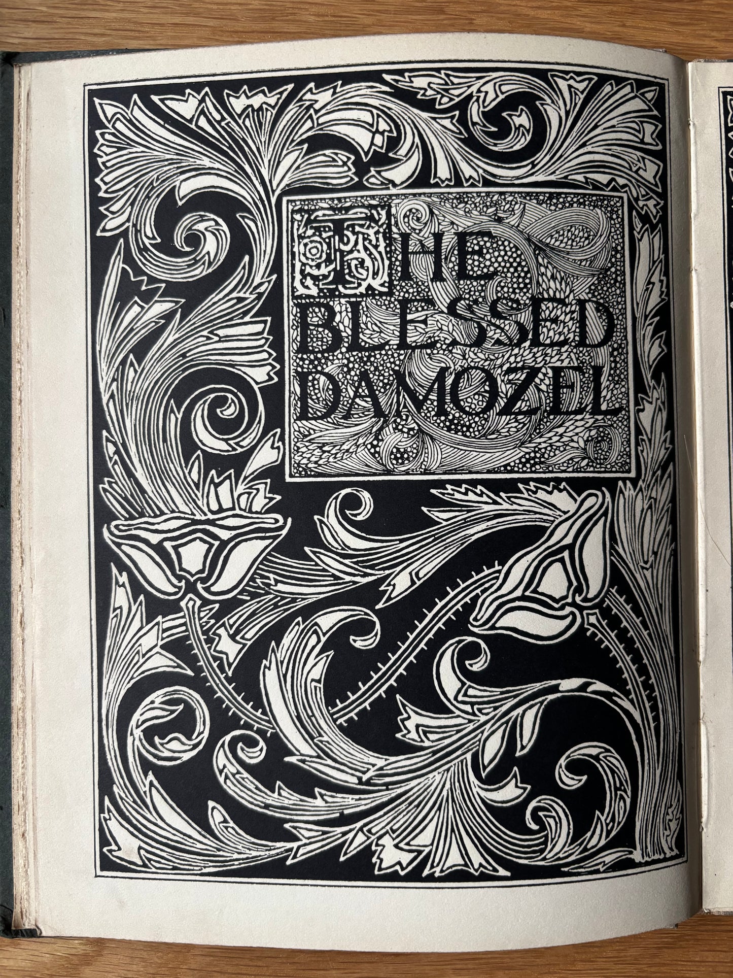 W B MacDougall THE BLESSED DAMOZEL 1909 ART NOUVEAU Poetry ROSSETTI William