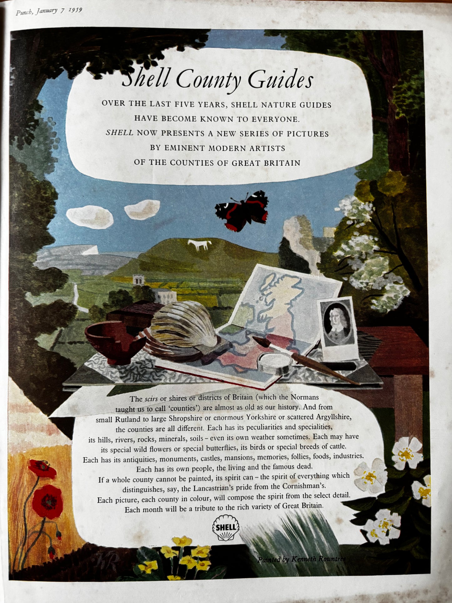 Sprod PUNCH MAGAZINE January 7 1959 AFTER THE PARTY Kenneth Rowntree