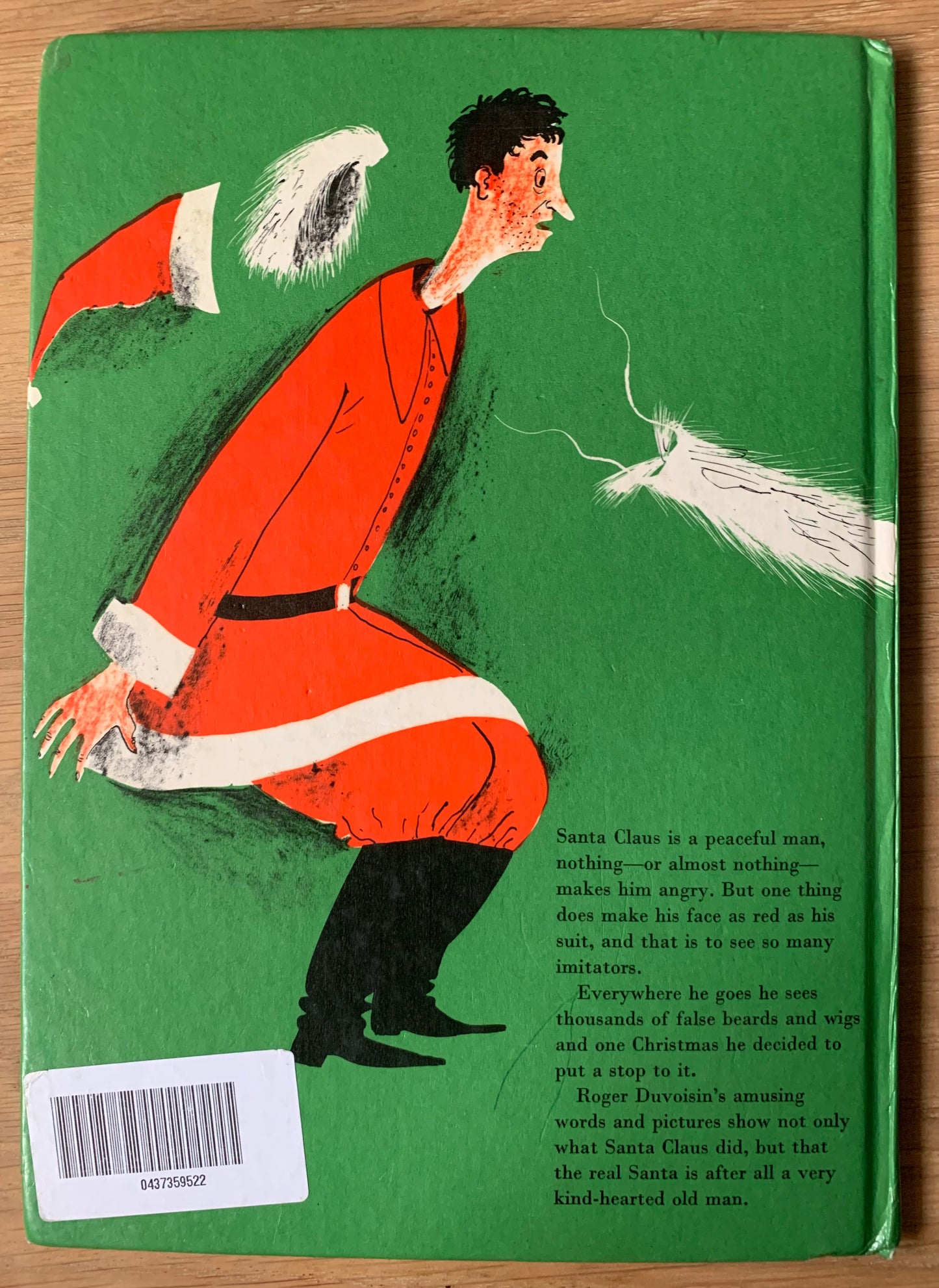 Roger Duvoisin ONE THOUSAND CHRISTMAS BEARDS 1978 2nd Imp SANTA CLAUS STORY