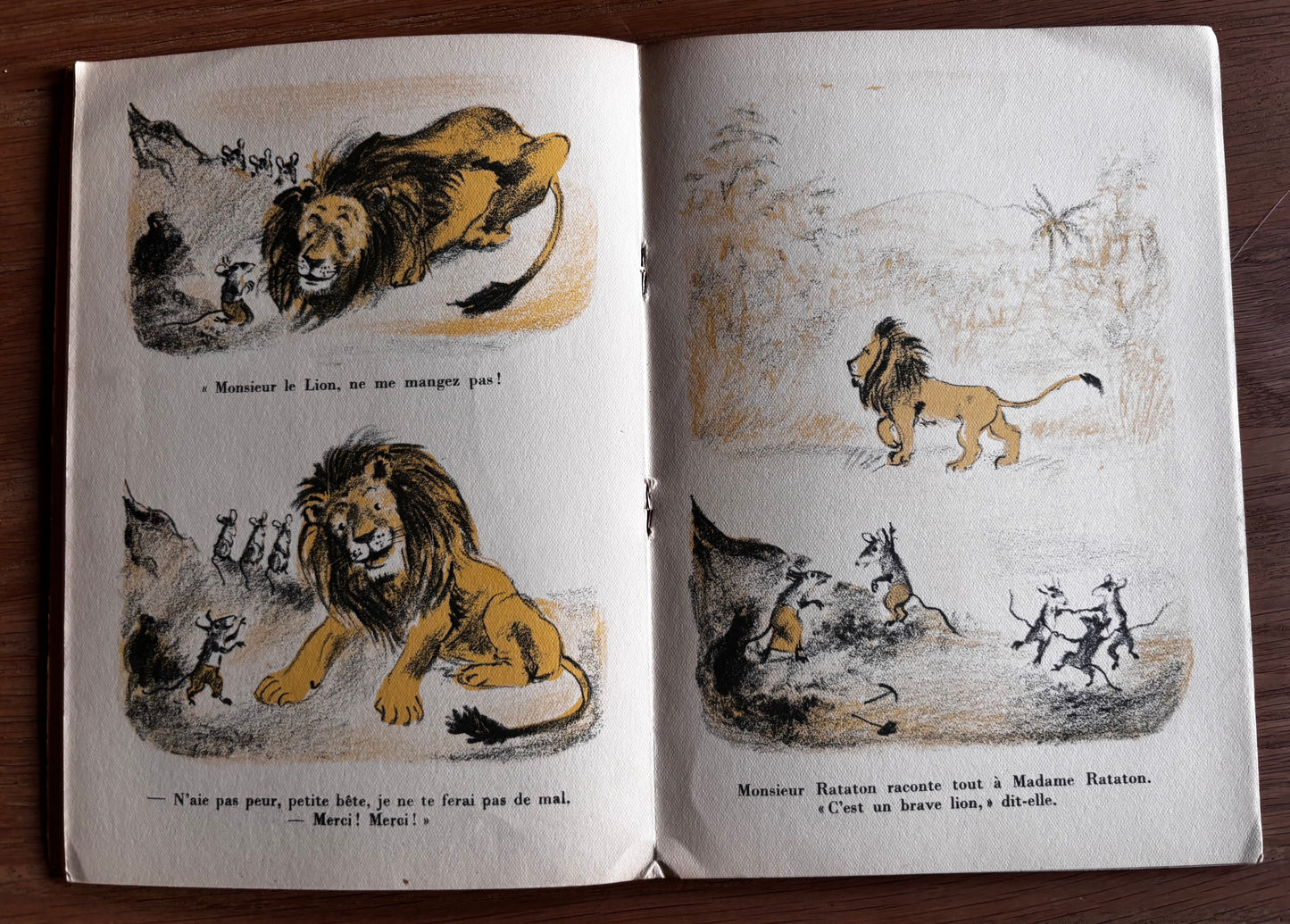 Romain Simon RATATON Albums du Pere Castor Flammarion 1949 LION STORY