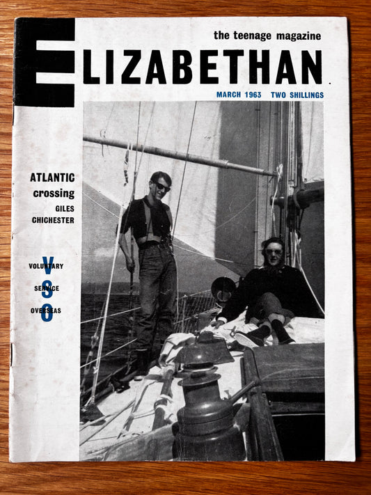 Giles Chichester ELIZABETHAN MAGAZINE March 1963 Glynn Boyd Harte Noel Streatfeild
