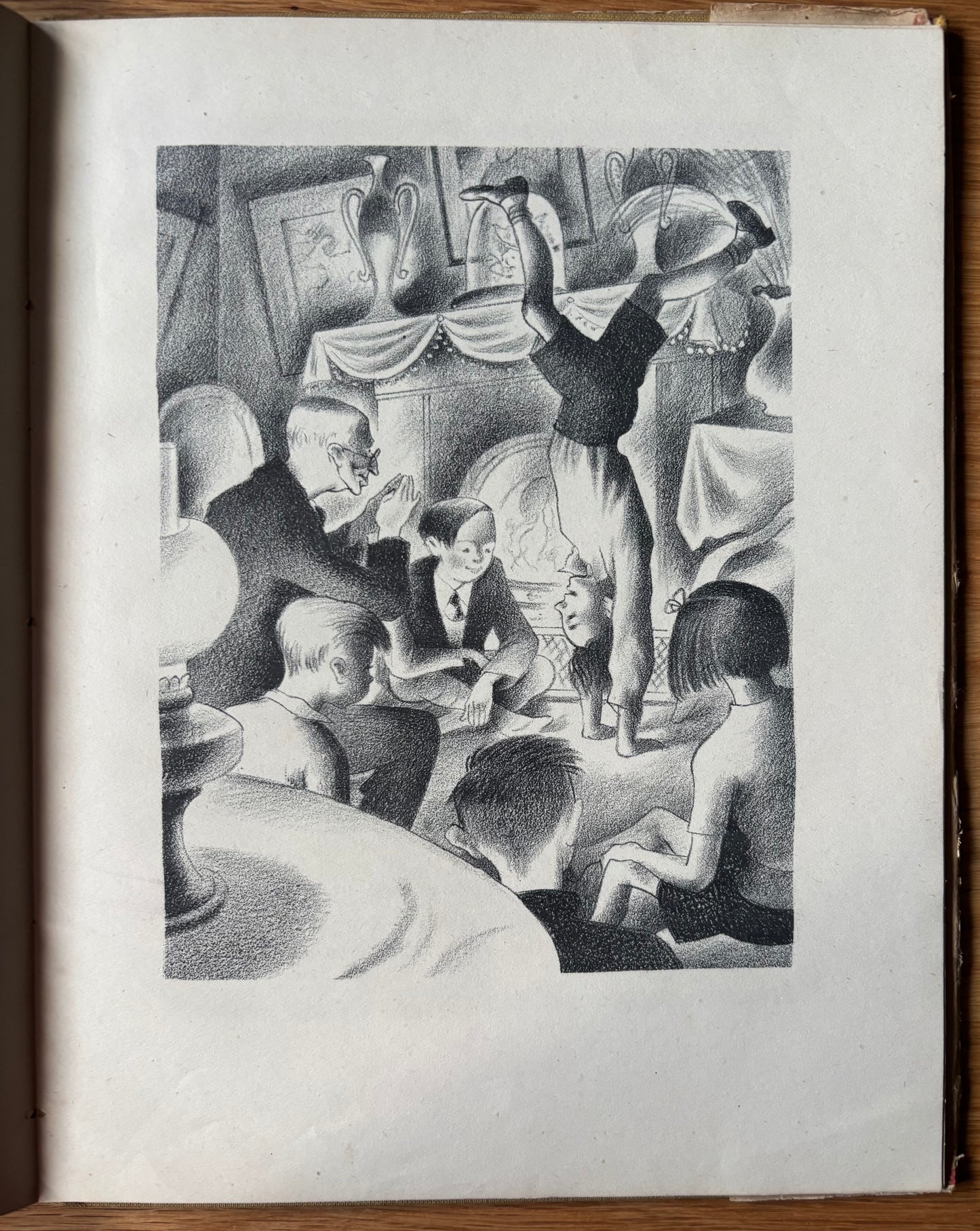Clarke Hutton HARLEQUINADE 1943 1st Ed Chatto & Windus ILLUSTRATED Clowns Columbine