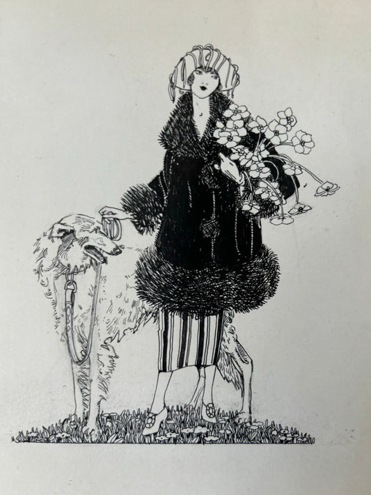 Original Artwork Illustration JESSIE ISABEL GARROW Glasgow School of Art