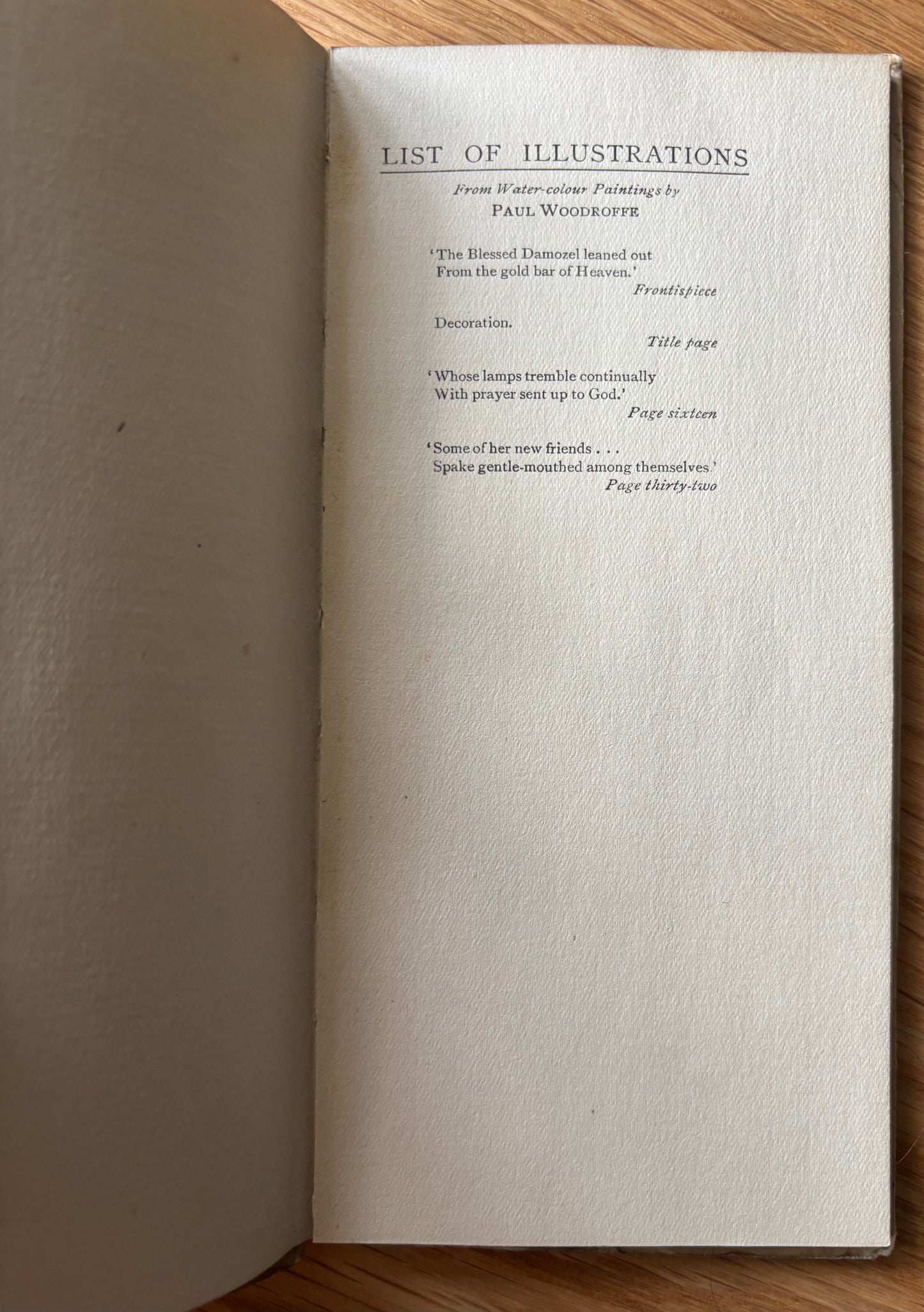 Jessie M King THE BLESSED DAMOZEL Foulis ROSSETTI POETRY Paul Woodroffe Poem