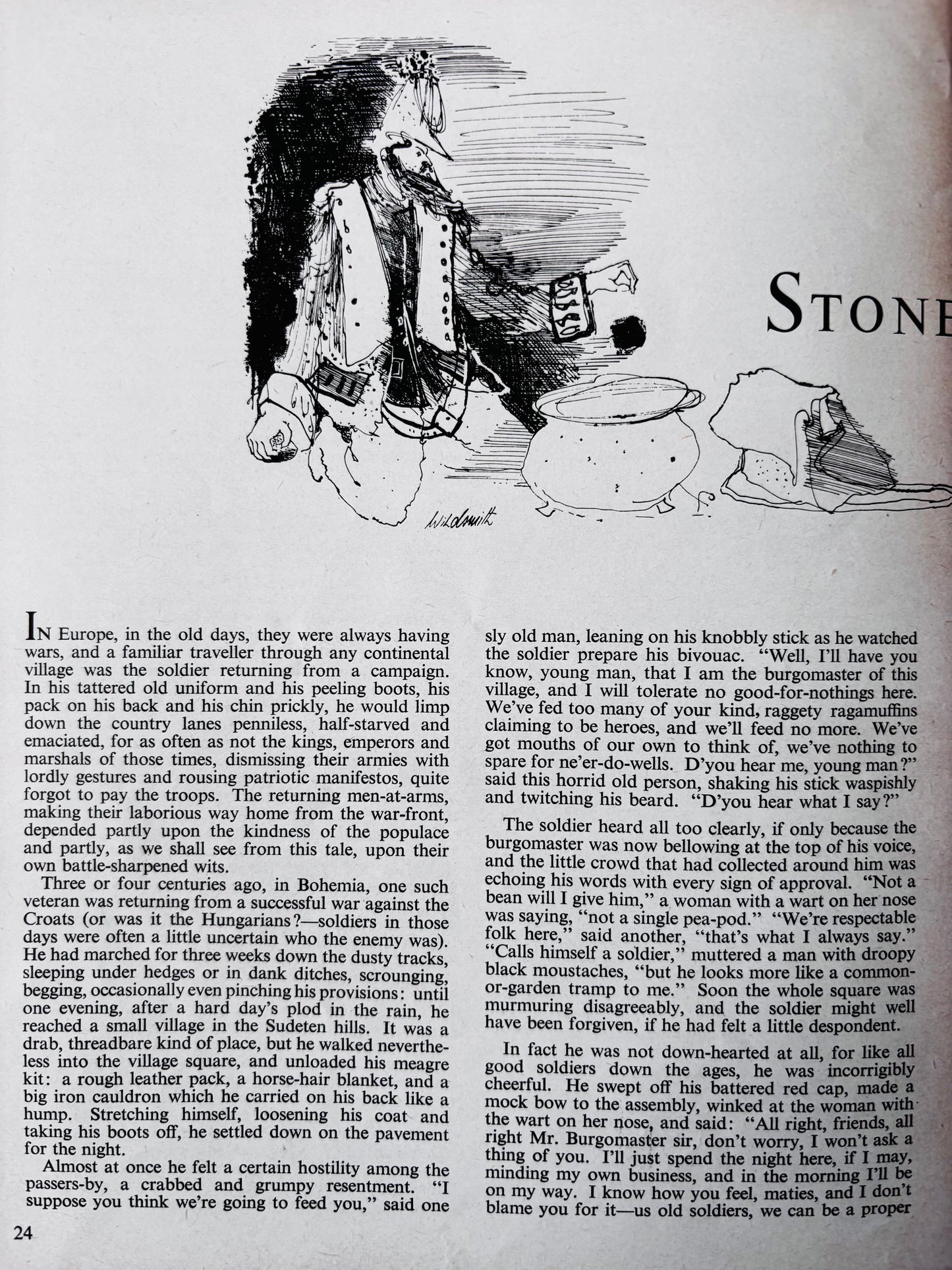 Quentin Blake ELIZABETHAN MAGAZINE March 1961 Adam Rowntree Gerald Durrell