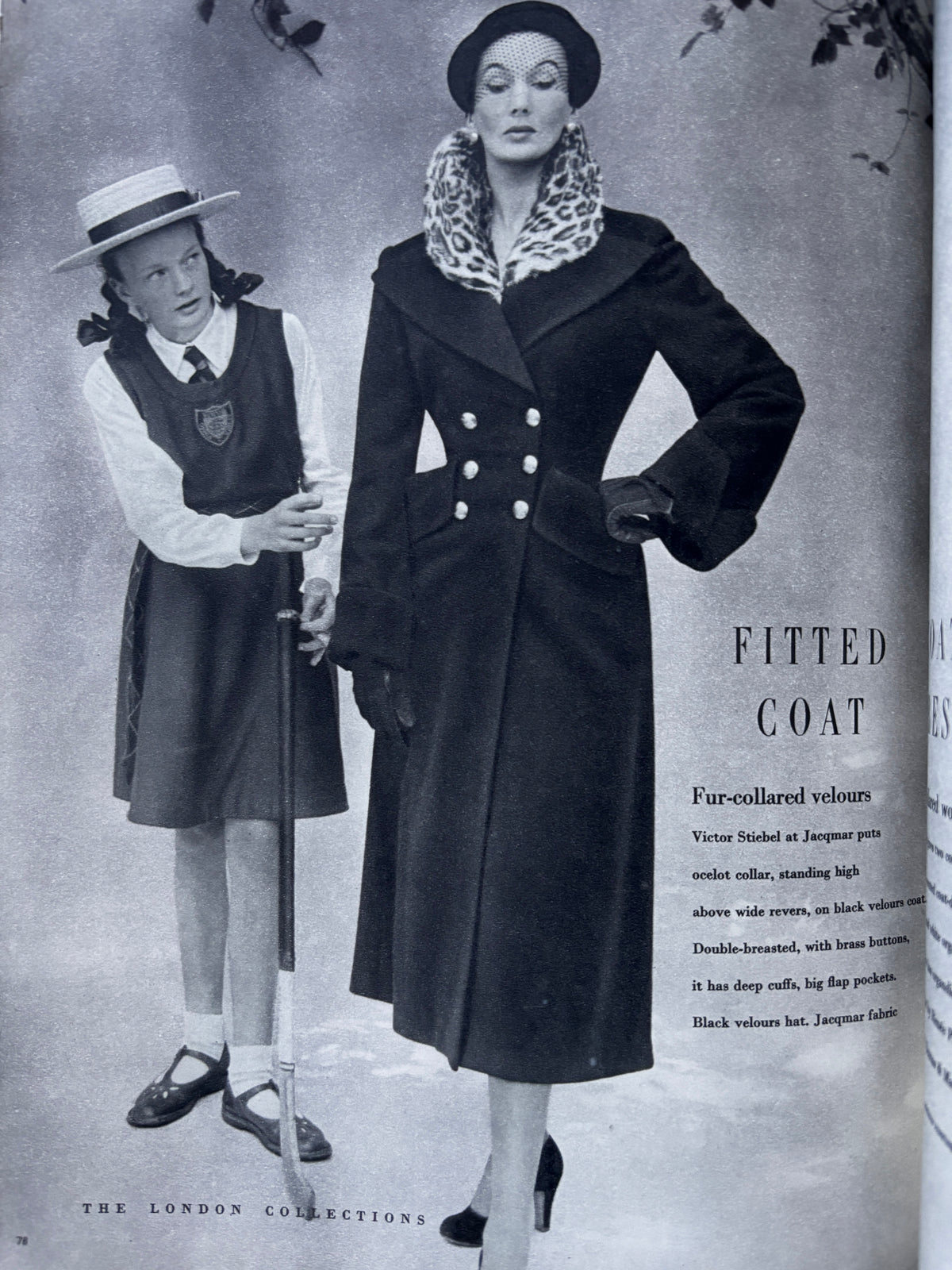 Cecil Beaton VOGUE MAGAZINE September 1950 PARIS FASHION Conde Nast Photo’s London