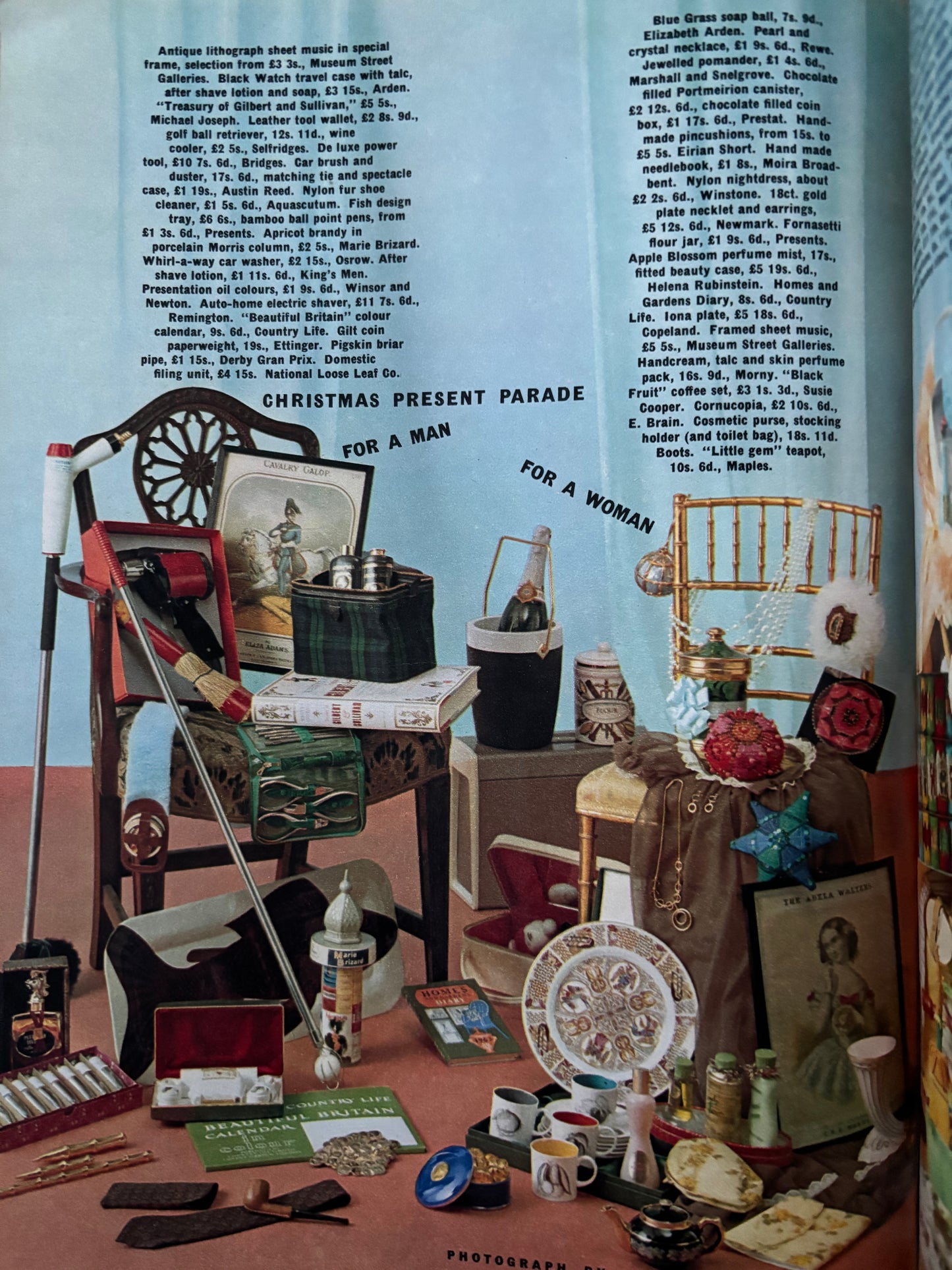 Val Biro HOMES AND GARDENS CHRISTMAS Magazine December 1962 ILLUSTRATED