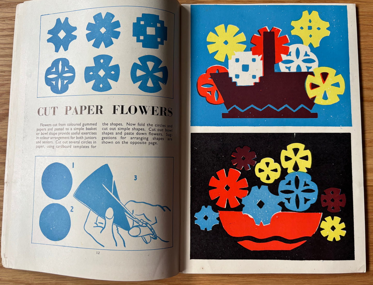 1950 ART AND CRAFT MAGAZINE July CHILD EDUCATION Activities Cut Paper