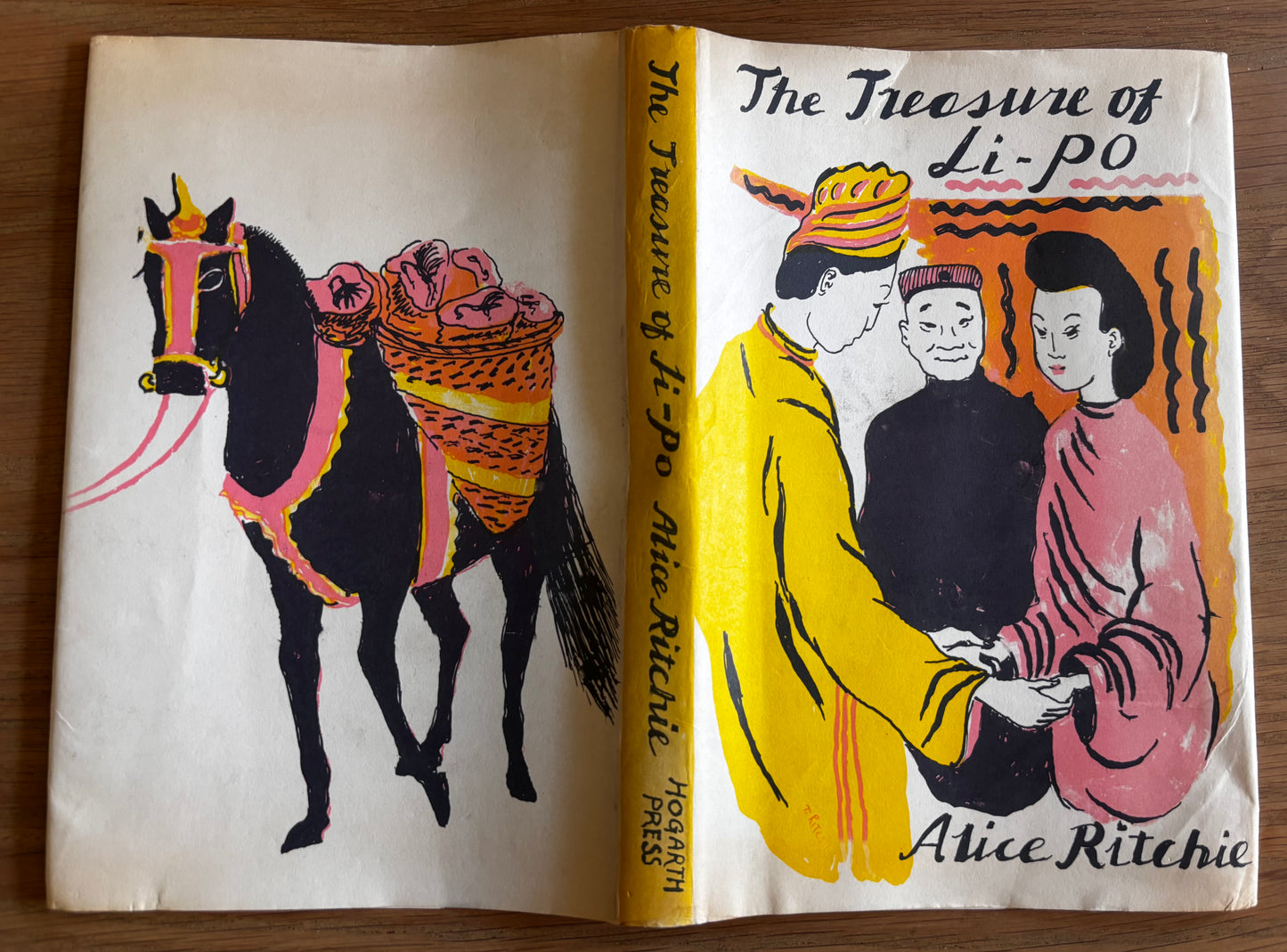 Trekkie Ritchie THE TREASURE OF LI-PO Alice Ritchie 1968 Reprint New Edition ILLUSTRATED Hogarth