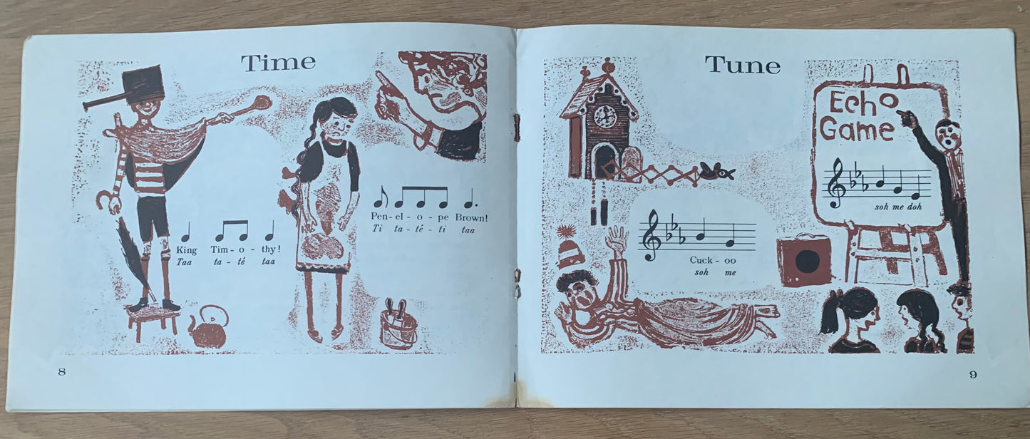 Bernard Cheese TIME AND TUNE 1963 BBC Broadcasts To Schools MUSIC BOOK - transpontinebooks