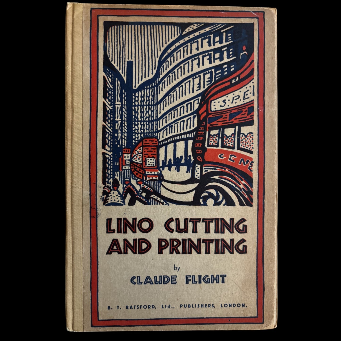 Claude Flight LINO CUTTING AND PRINTING Batsford 1934 CUTS Eileen Mayo Scarce Ed