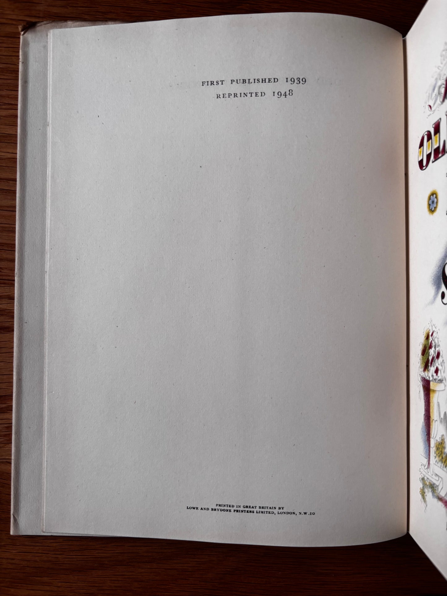 OLD FASHIONED FLOWERS 1948 DJ Sacheverell SItwell John Farleigh Illustrated