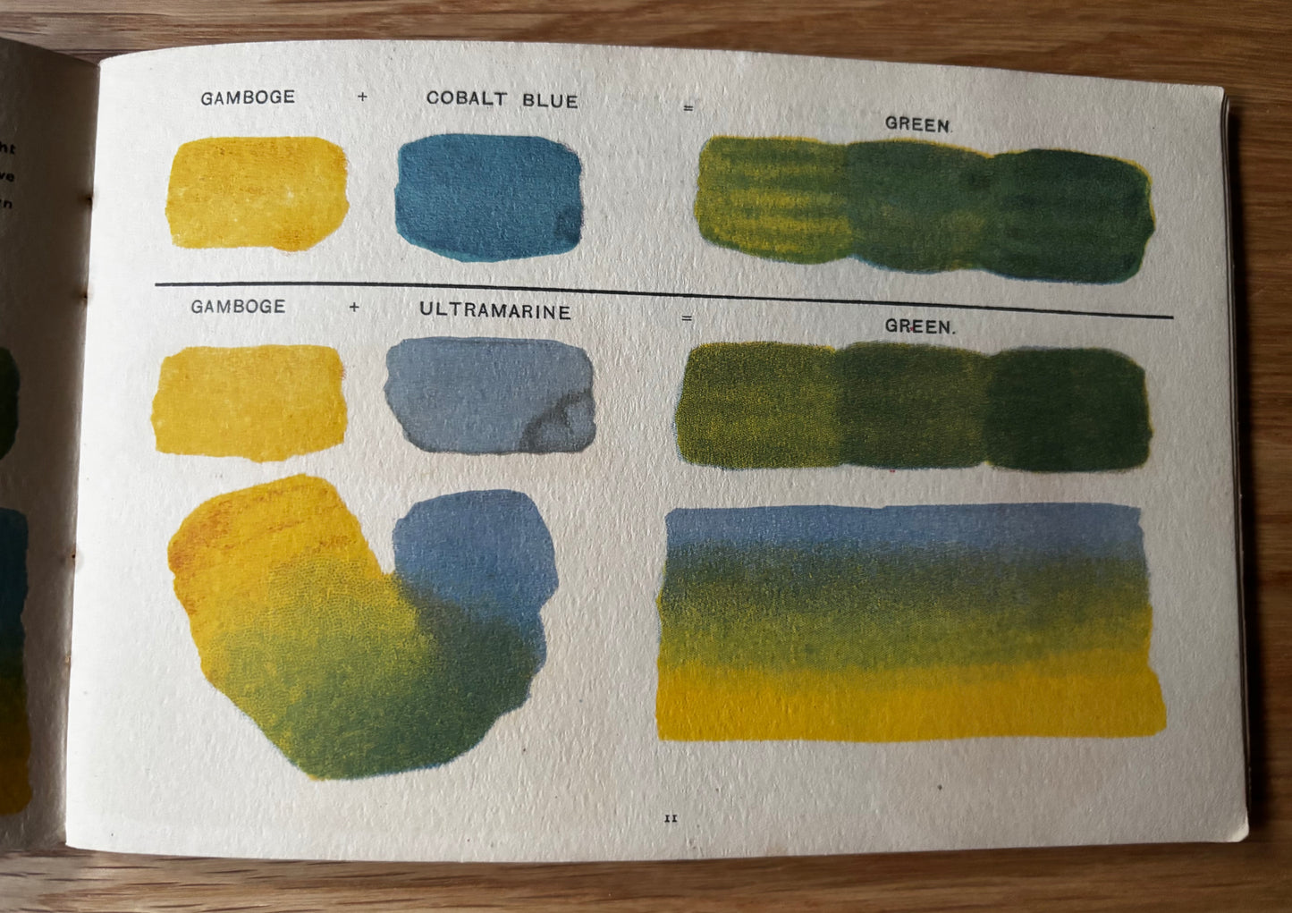 COLOUR MIXING BOOKLET Reeves and Sons 1917 3rd Ed WATERCOLOURS Dalston