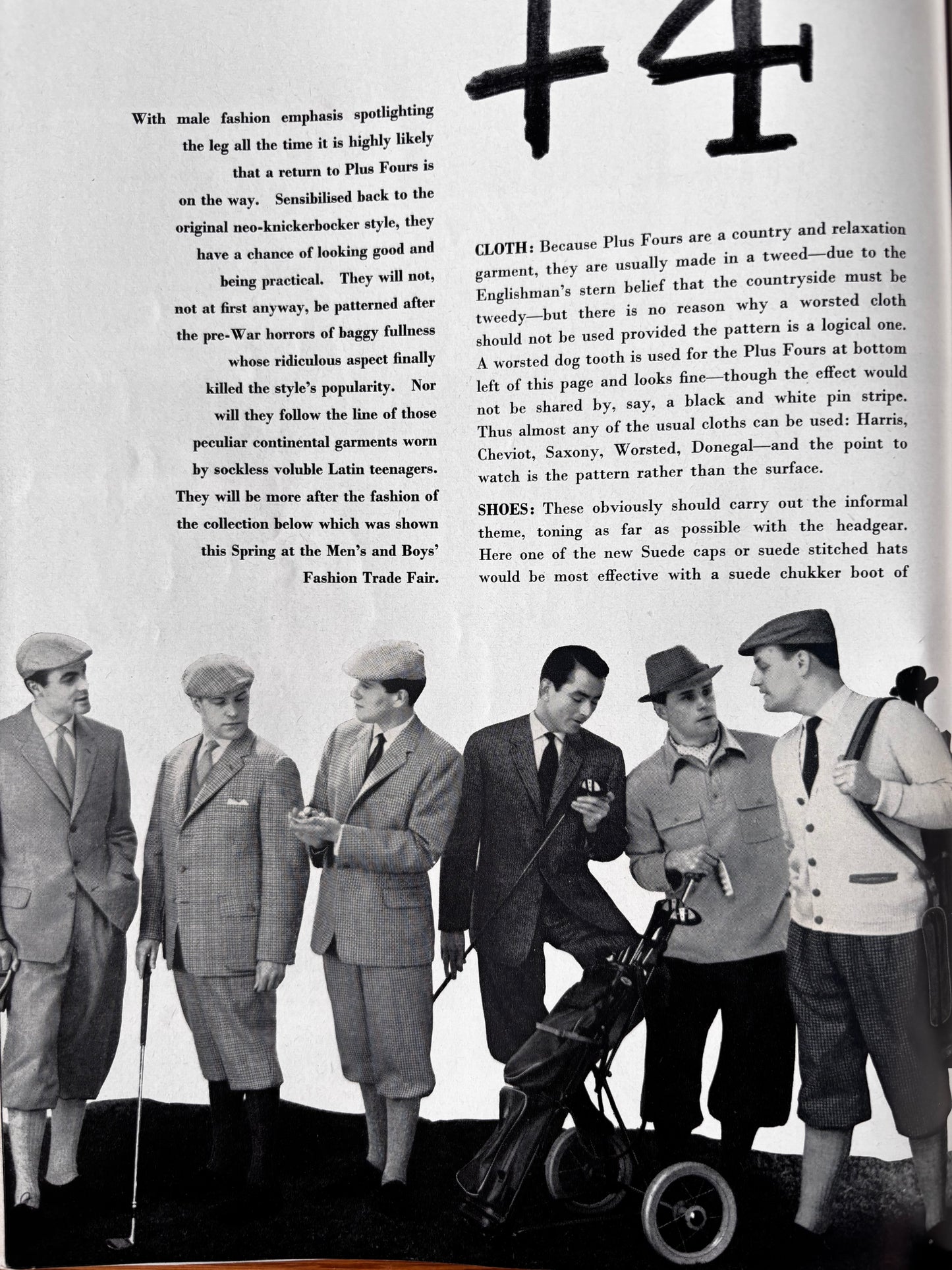 1950’s MAN ABOUT TOWN Magazine Spring 1959 Men’s Style Tailoring VINTAGE