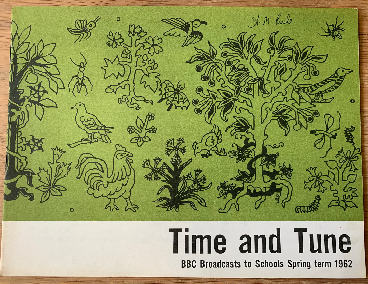 Lewis Hart TIME AND TUNE Spring Term 1962 BBC BROADCASTS TO SCHOOLS - transpontinebooks