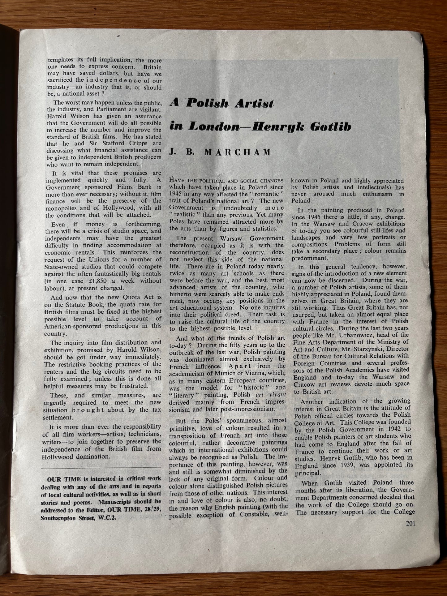 Clifford Rowe OUR TIME Magazine May 1948 Sylvia Townsend Warner Day