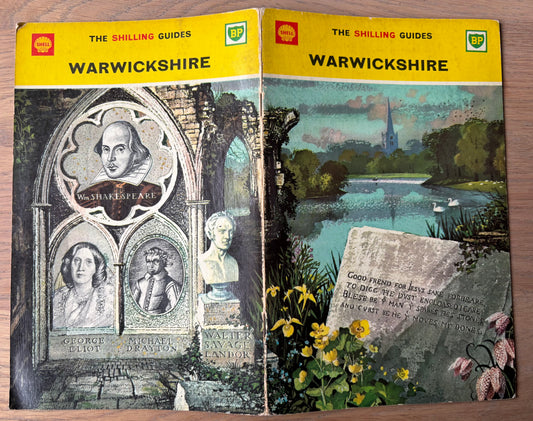 Rowland Hilder WARWICKSHIRE SHELL SHILLING GUIDE 1964 Illustrated Stratford