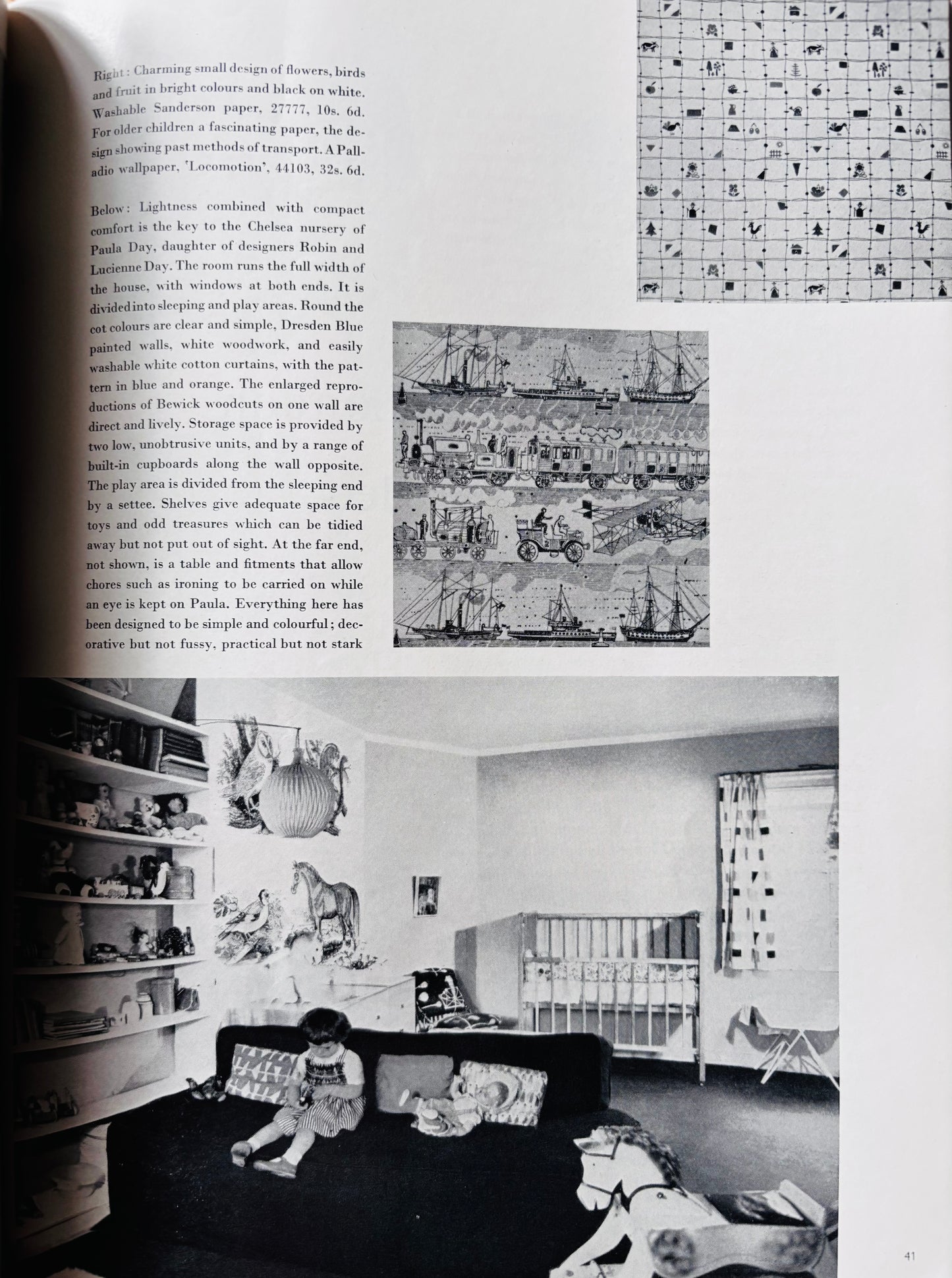 HOUSE AND GARDEN Magazine AUGUST 1956 Elizabeth David COLOUR IN DECORATION