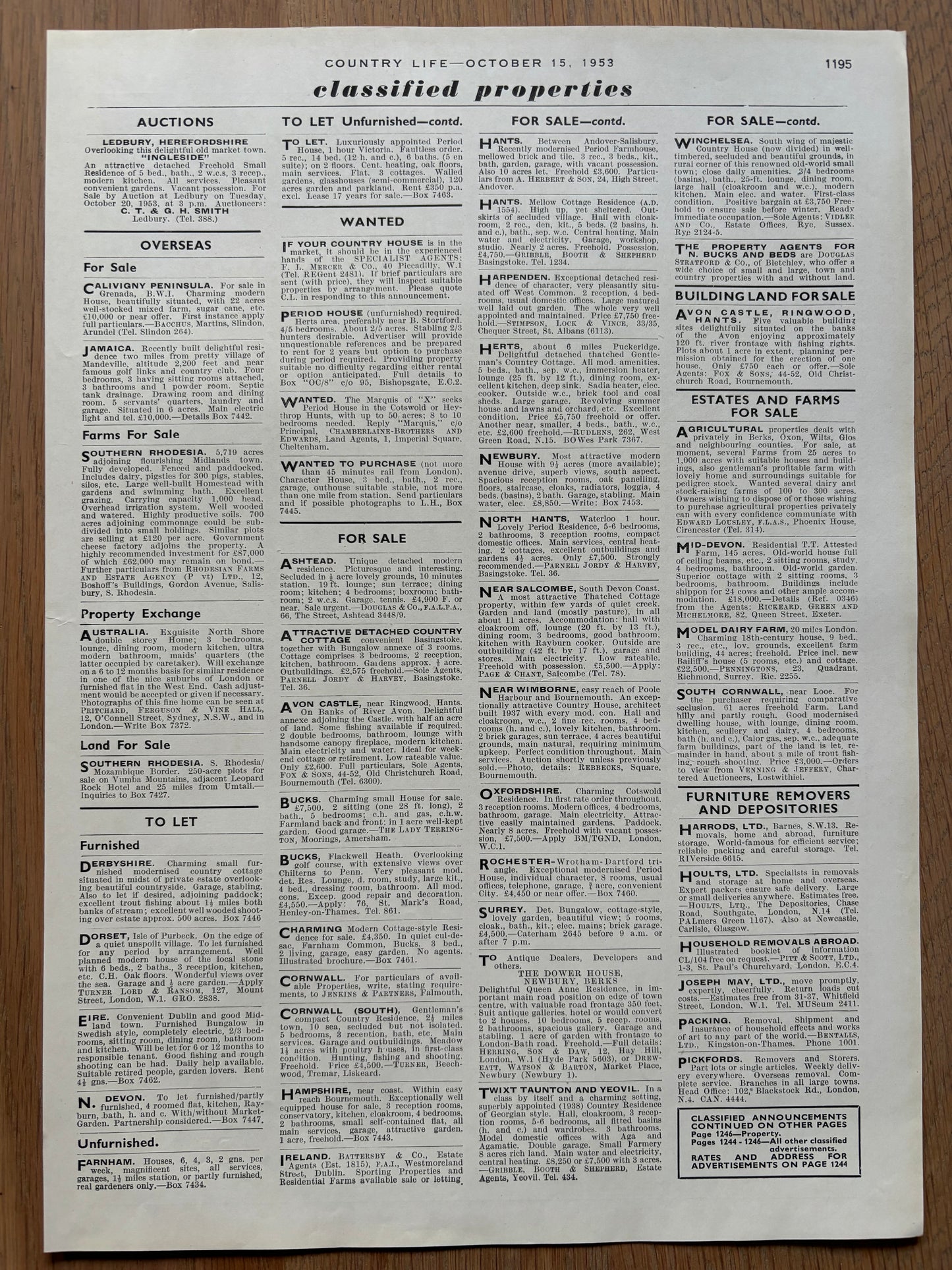 1950's ENERGOL BP ADVERT October 1953 OILIEST OIL OVERCOAT AD - transpontinebooks
