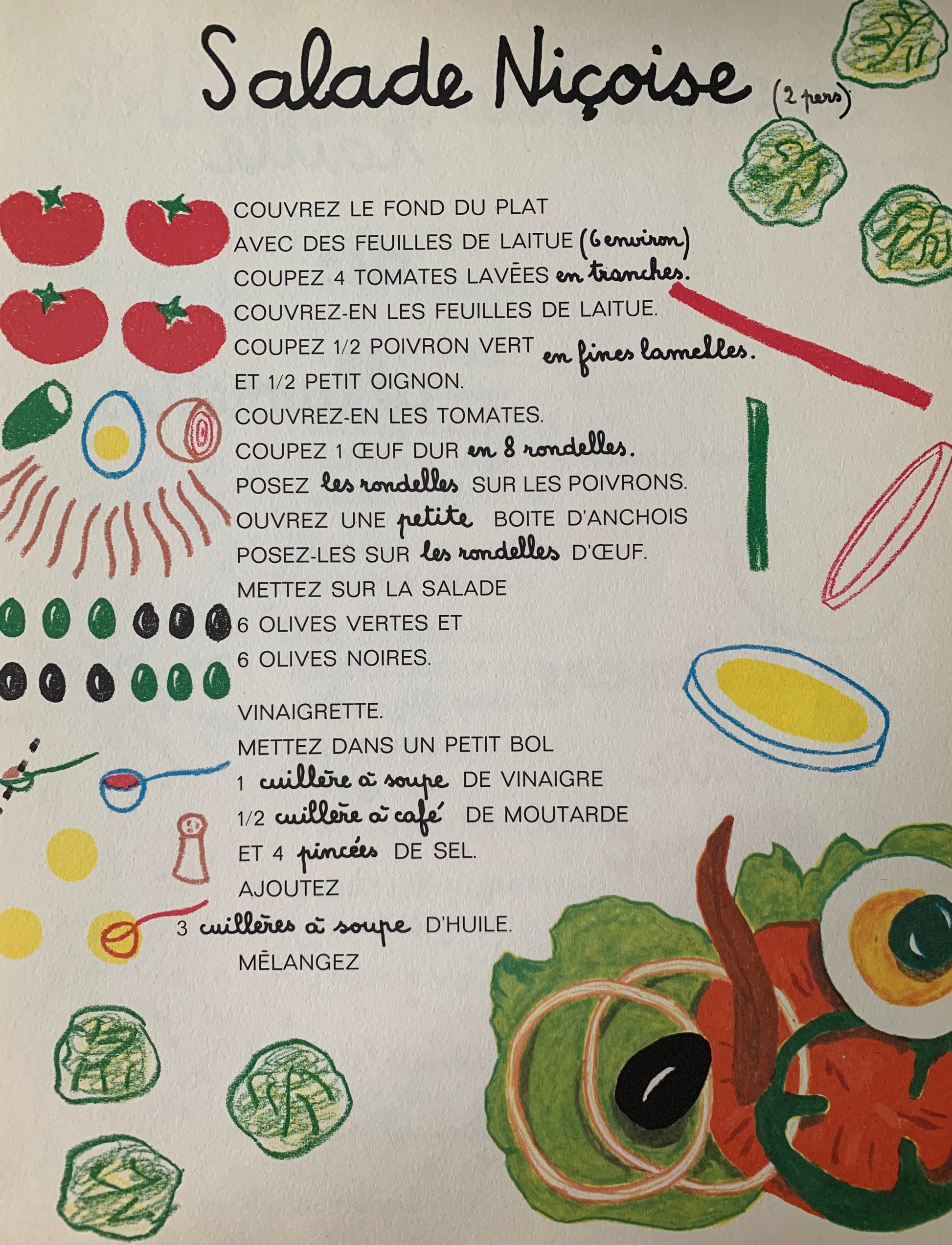 Michel Oliver LA CUISINE EST UN JEU D’ENFANTS Cookbook 1963 1st Ed PLON Jean Cocteau - transpontinebooks