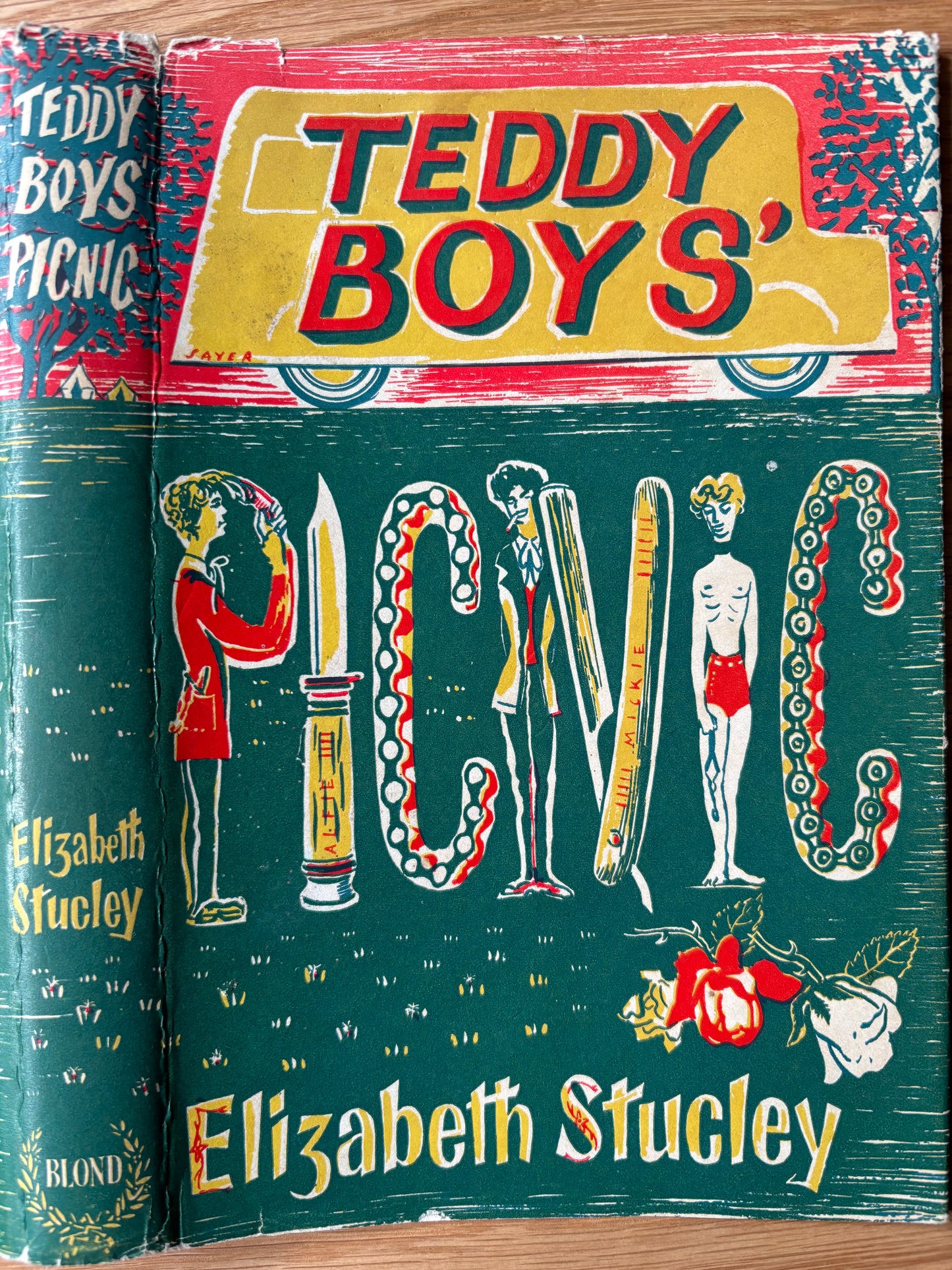 TEDDY BOYS PICNIC ELizabeth Stucley DJ 1st & ORIGINAL ARTWORK Derrick Sayer