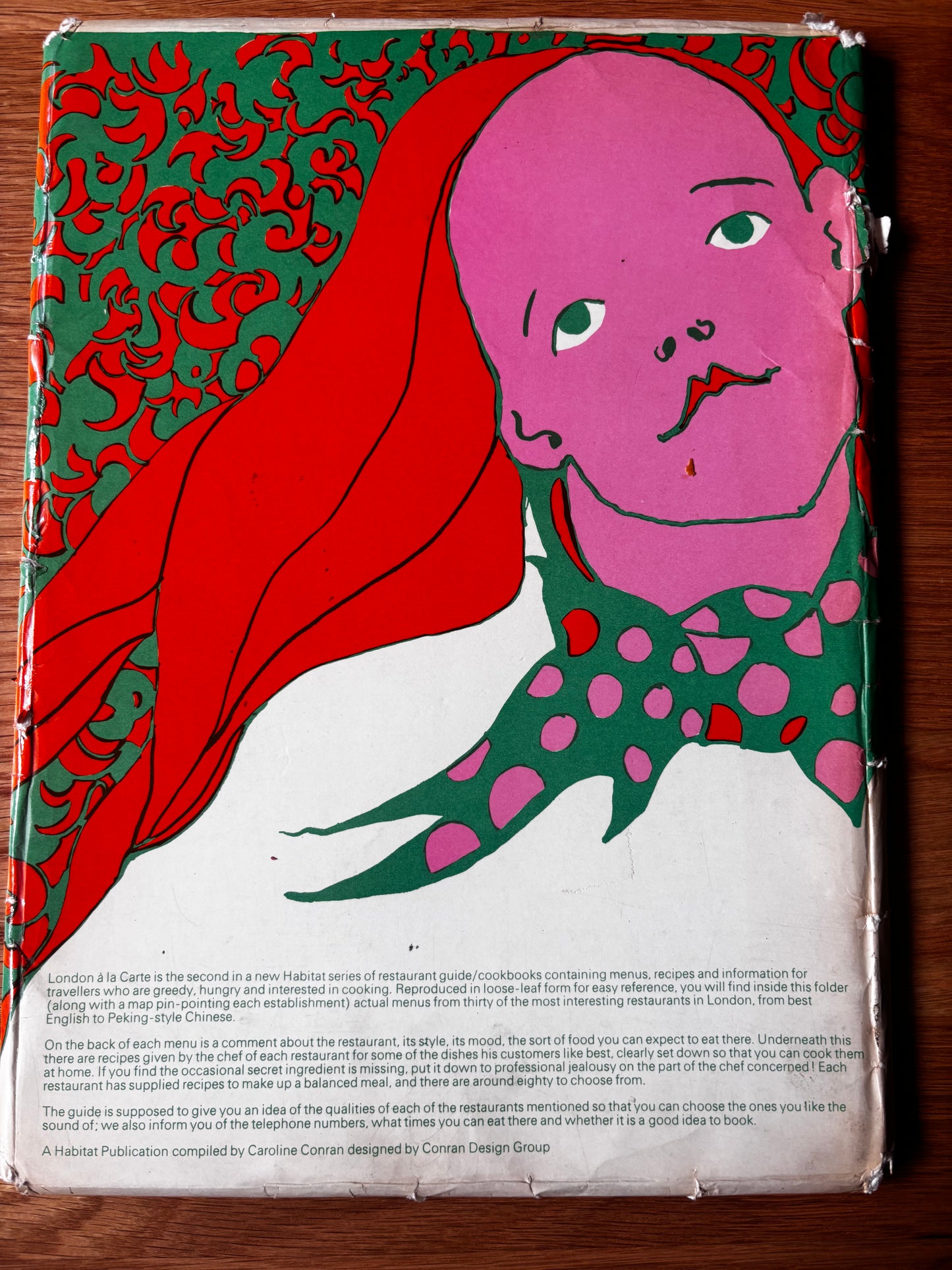 LONDON A LA CARTE 1st Habitat Facsimile Menus Conran Design 1970’s Charles Campbell