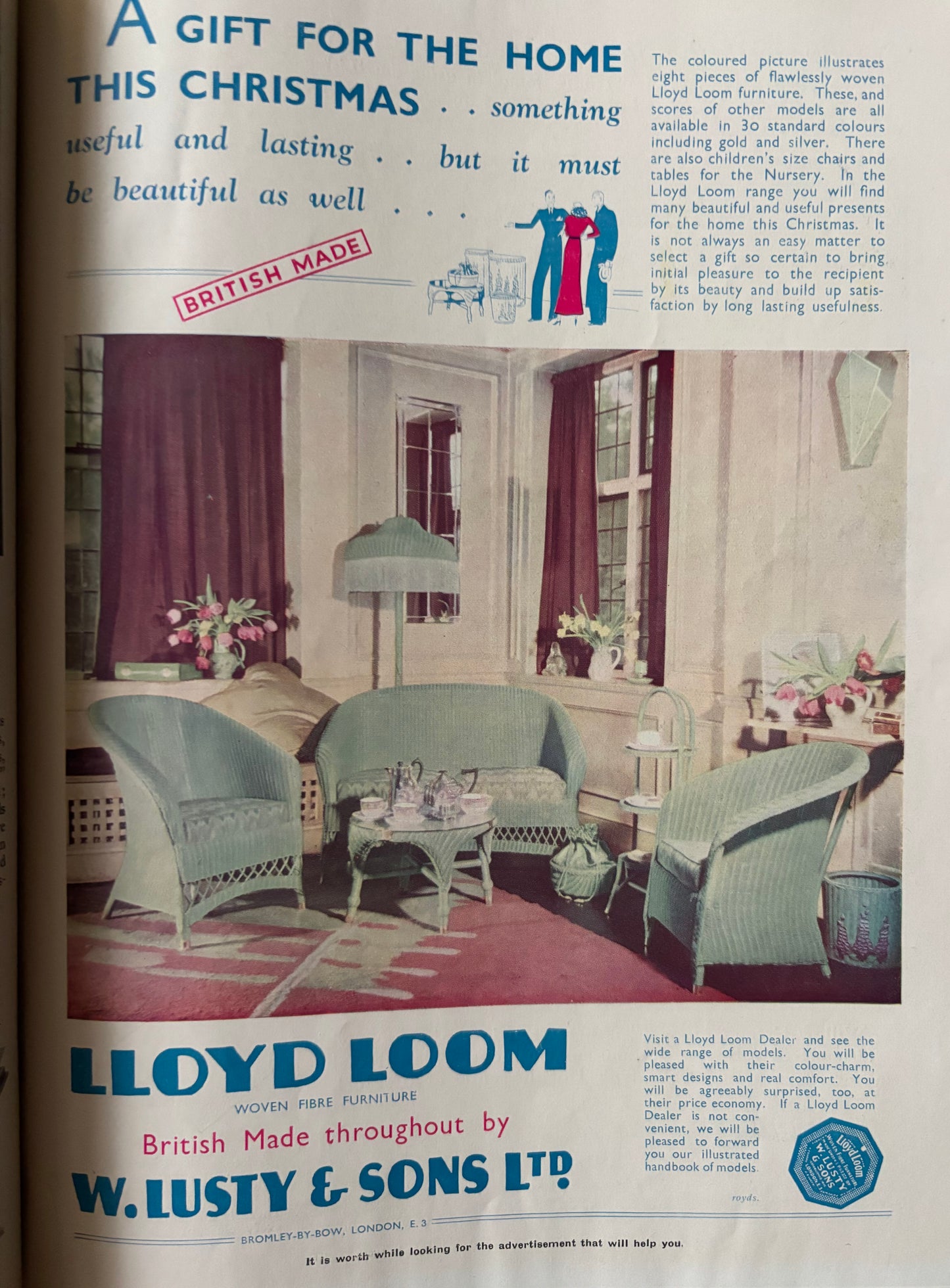 1930’s HOMES AND GARDENS Magazine December 1931 Illustrated ADVERTS