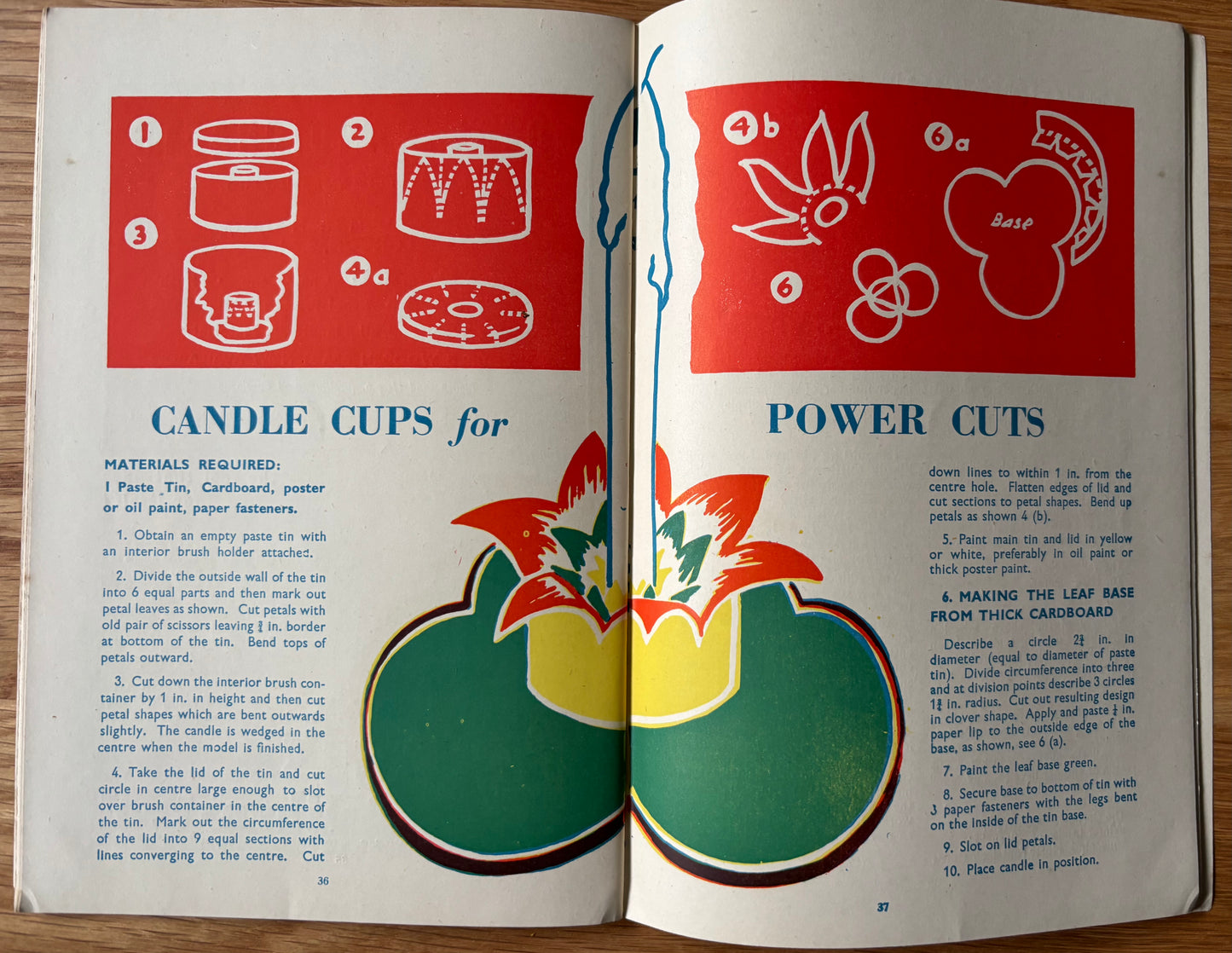 1951 ART AND CRAFT Decorating Boxes MAGAZINE CHILD EDUCATION
