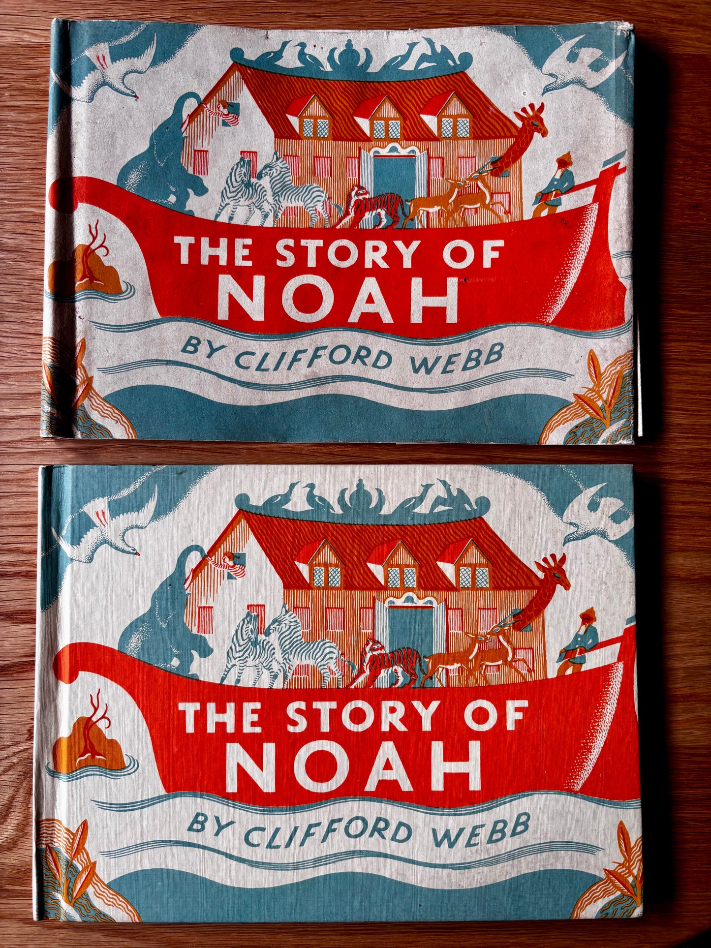 Clifford Webb THE STORY OF NOAH 1940’s 1st Ed Thus DJ F J Ward ILLUSTRATED