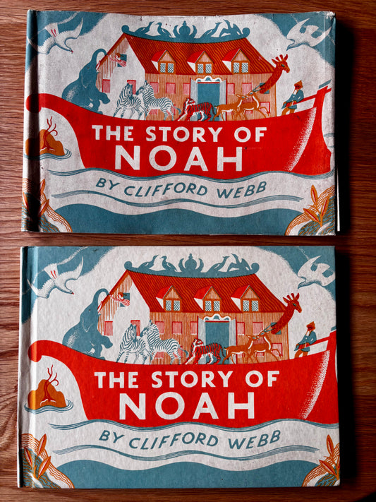 Clifford Webb THE STORY OF NOAH 1940’s 1st Ed Thus DJ F J Ward ILLUSTRATED