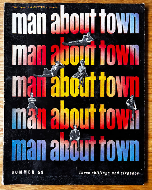 1950’s MAN ABOUT TOWN Magazine Summer 1959 Men’s Style Tailoring VINTAGE