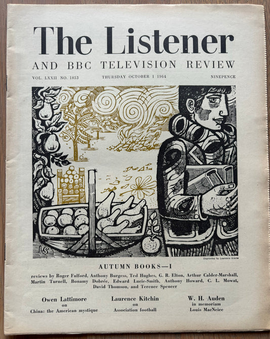 Laurence Scarfe THE LISTENER October 1st 1964 - transpontinebooks