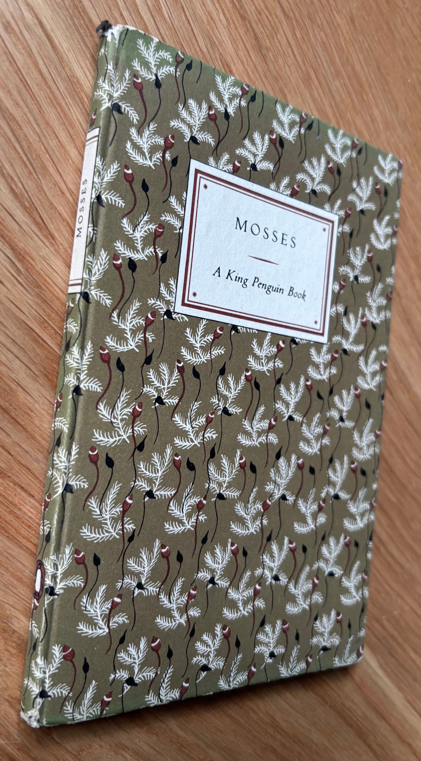 Paxton Chadwick MOSSES King Penguin Book Paul Richards 1950 DJ ILLUSTRATED