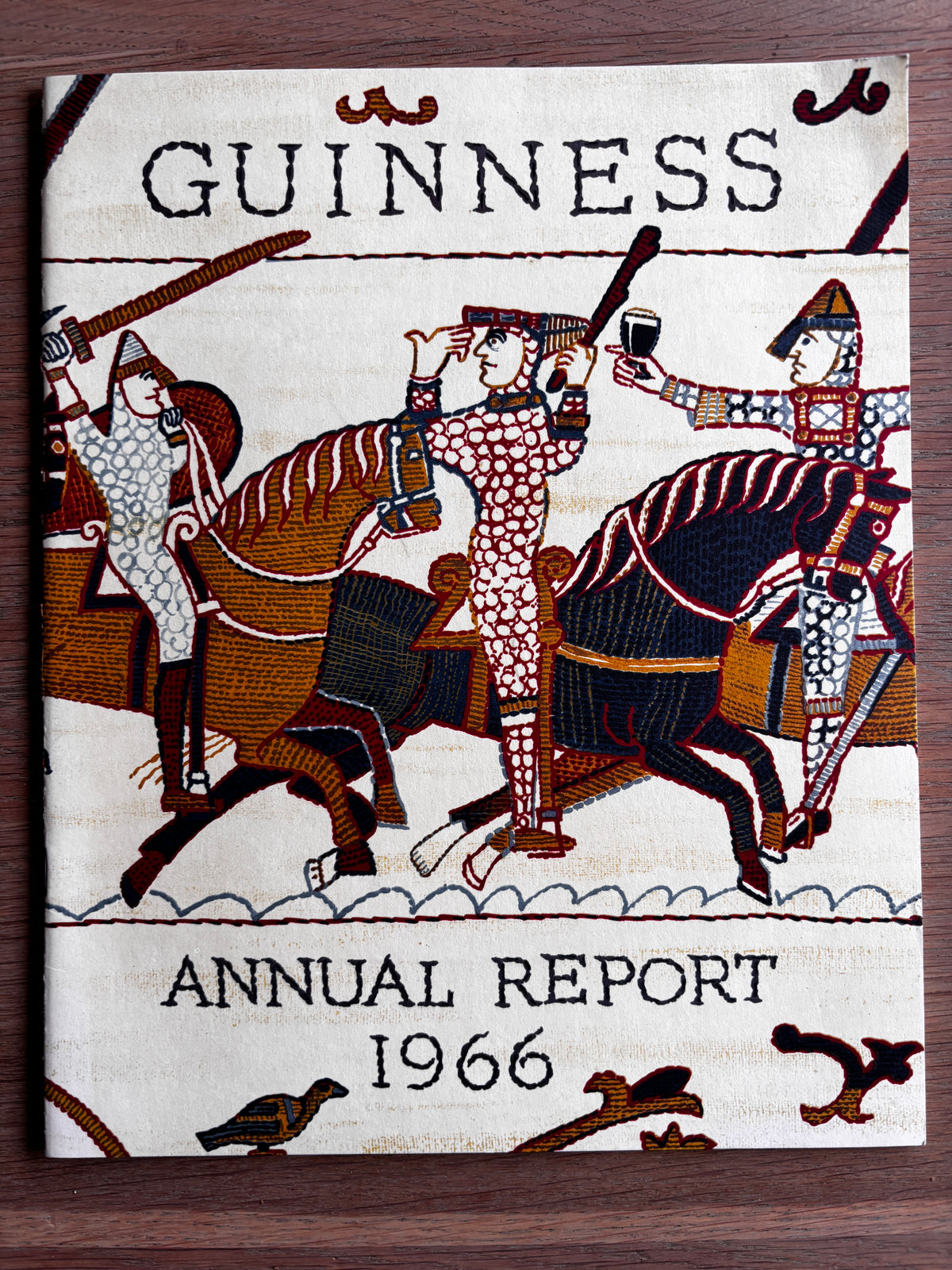 Battle of Hastings GUINNESS ANNUAL REPORT 1966 Bayeux Tapestry
