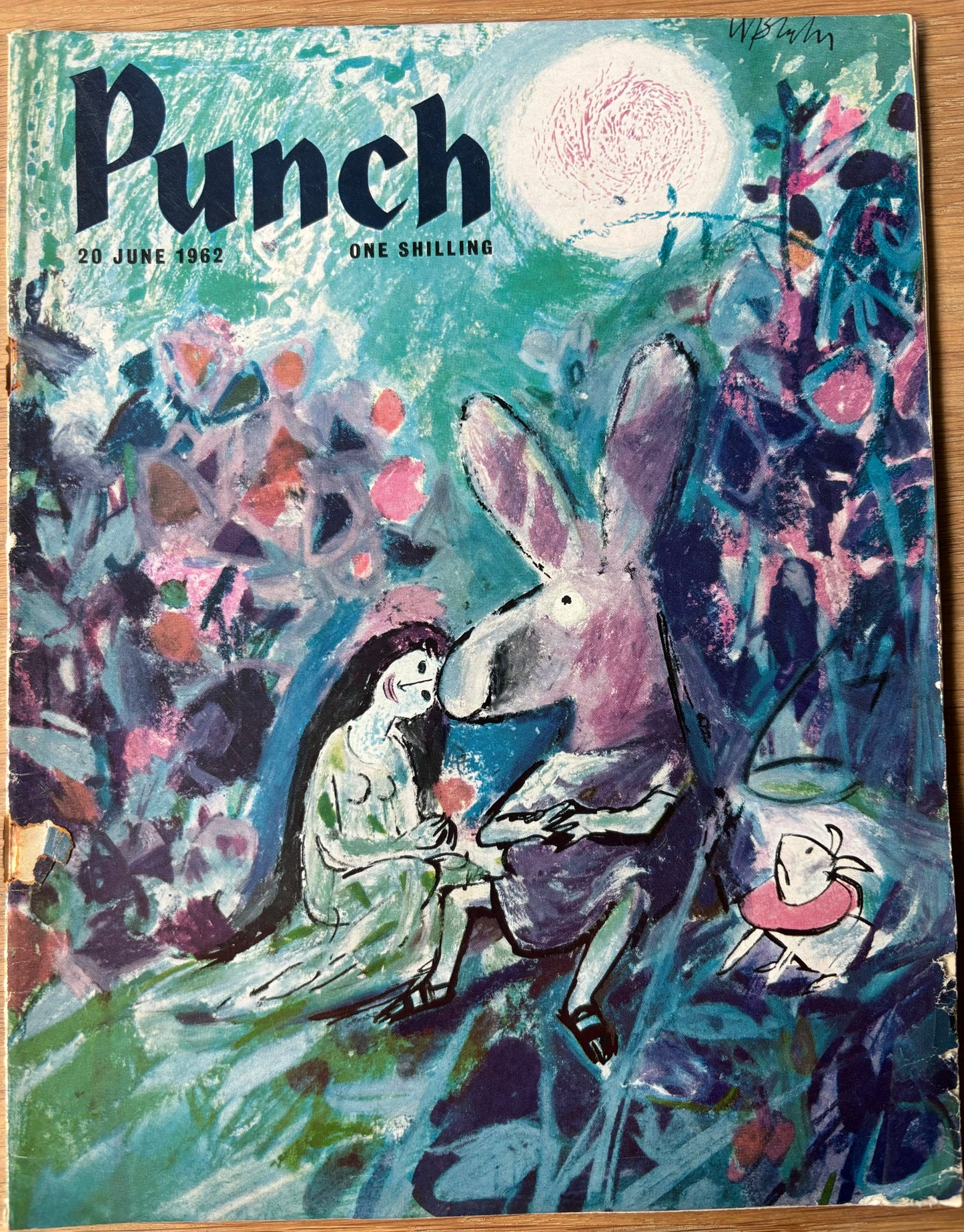 Quentin Blake PUNCH MAGAZINE June 20 1962 Midsummer Night’s Dream Shakespeare - transpontinebooks