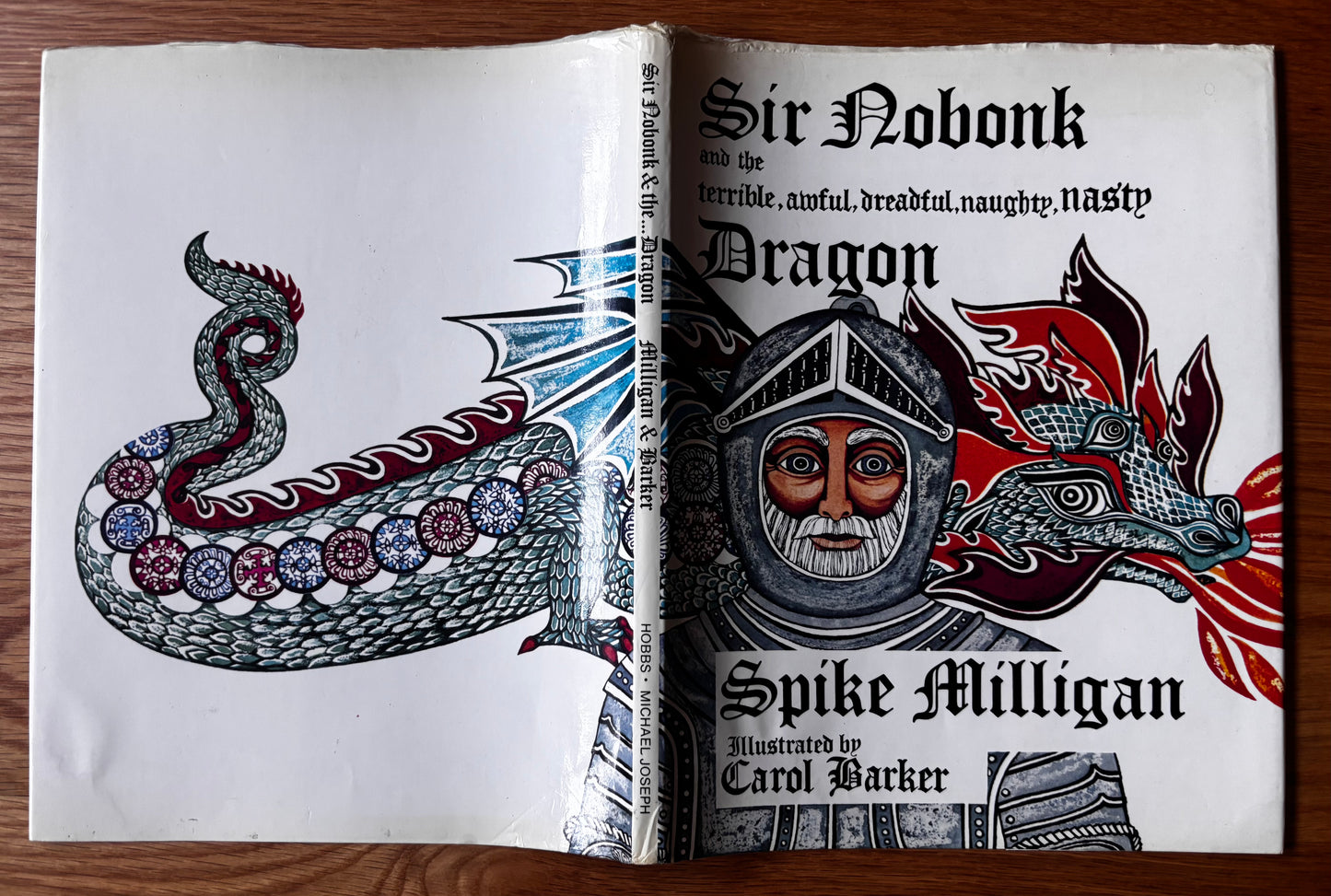 Carol Barker SIR NOBONK AND THE DRAGON 1982 1st SPIKE MILLIGAN Michael Joseph STORY