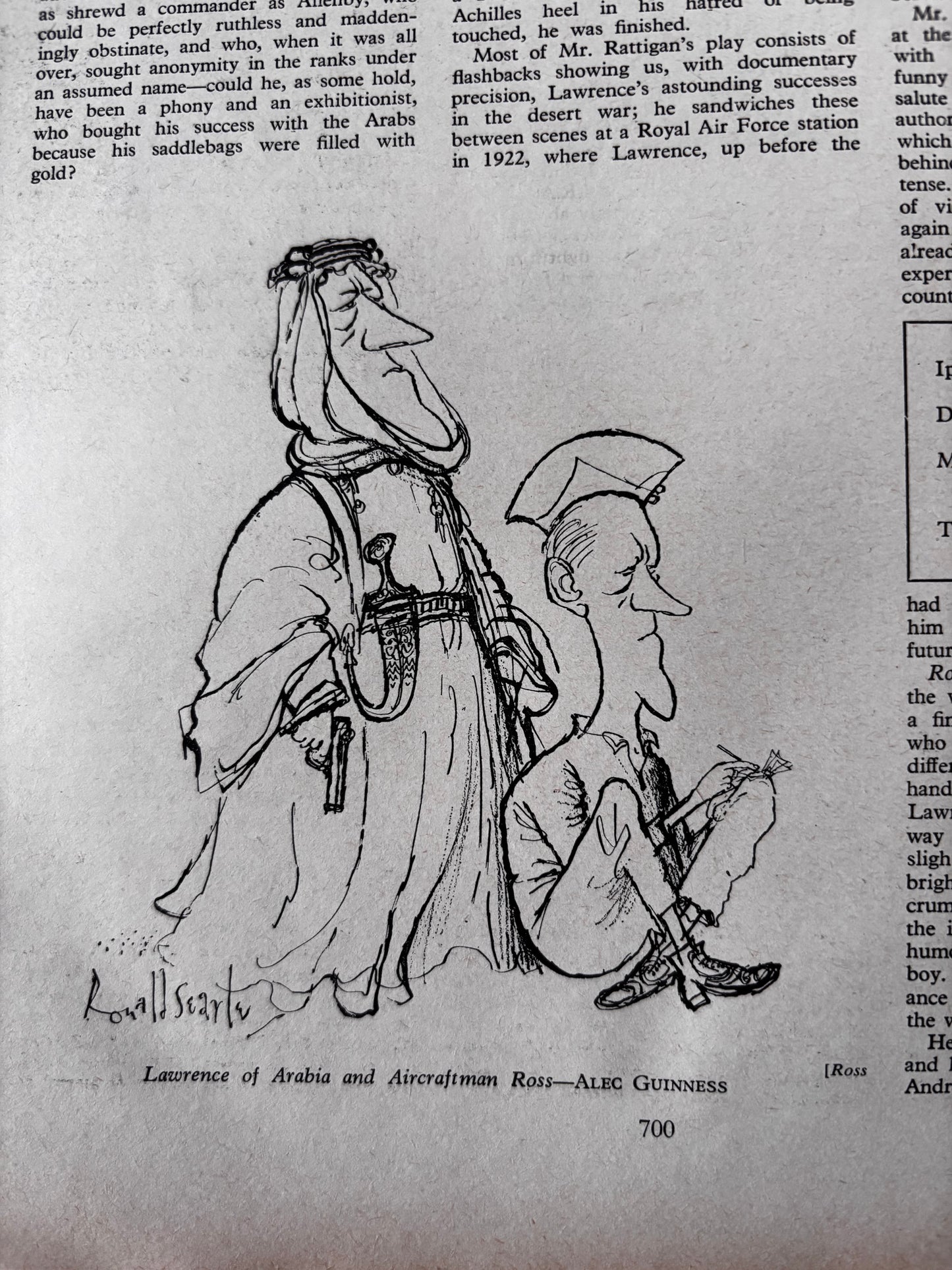 Quentin Blake PUNCH MAGAZINE May 18 1960 Ronald Searle Swans
