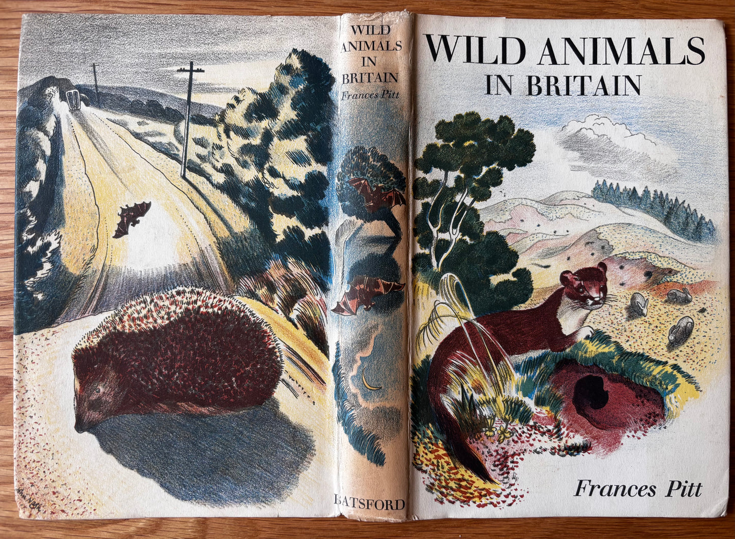 John Nash WILD ANIMALS IN BRITAIN 1st Ed DJ Batsford 1939 Frances Pitt