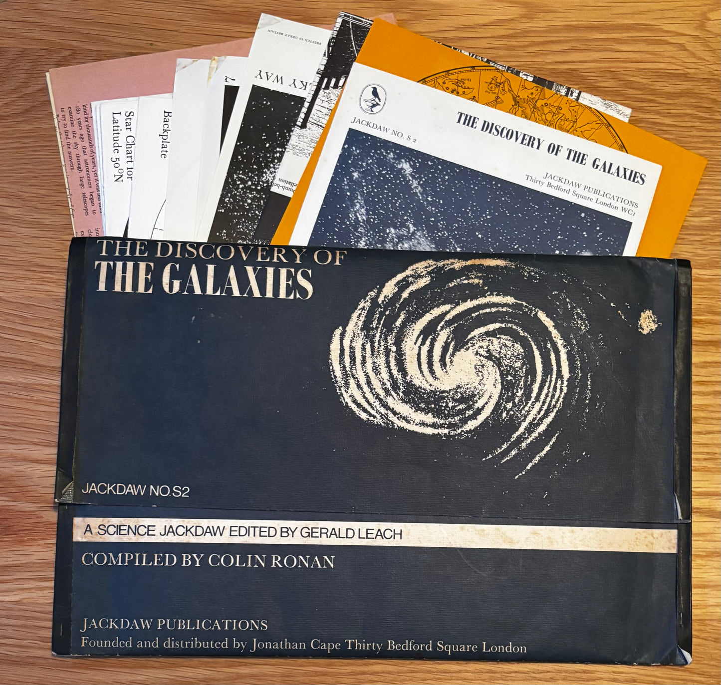 THE DISCOVERY OF GALAXIES No S2 Jackdaw Folder 1967 Facsimile Resource