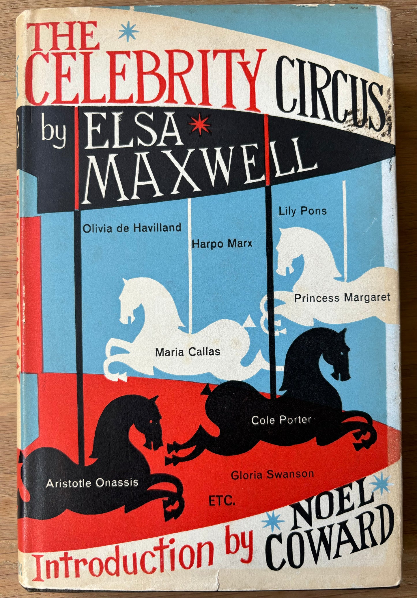 Elsa Maxwell THE CELEBRITY CIRCUS DJ 1st 1964 Noel Coward Michael Hoare - transpontinebooks