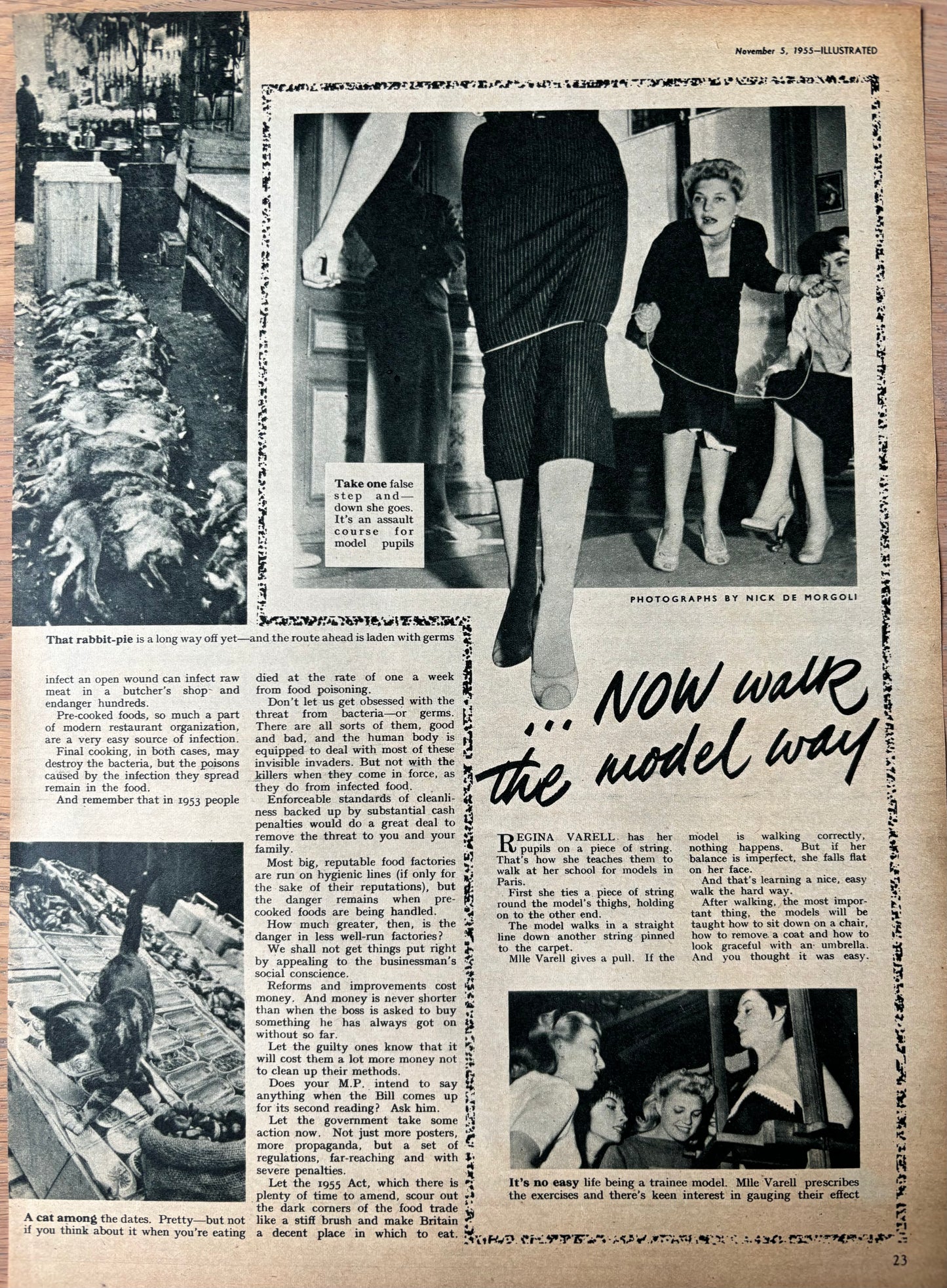 John Minton BROOKE BOND TEA ADVERT 1955 Ad YORK MINSTER Little Red Van