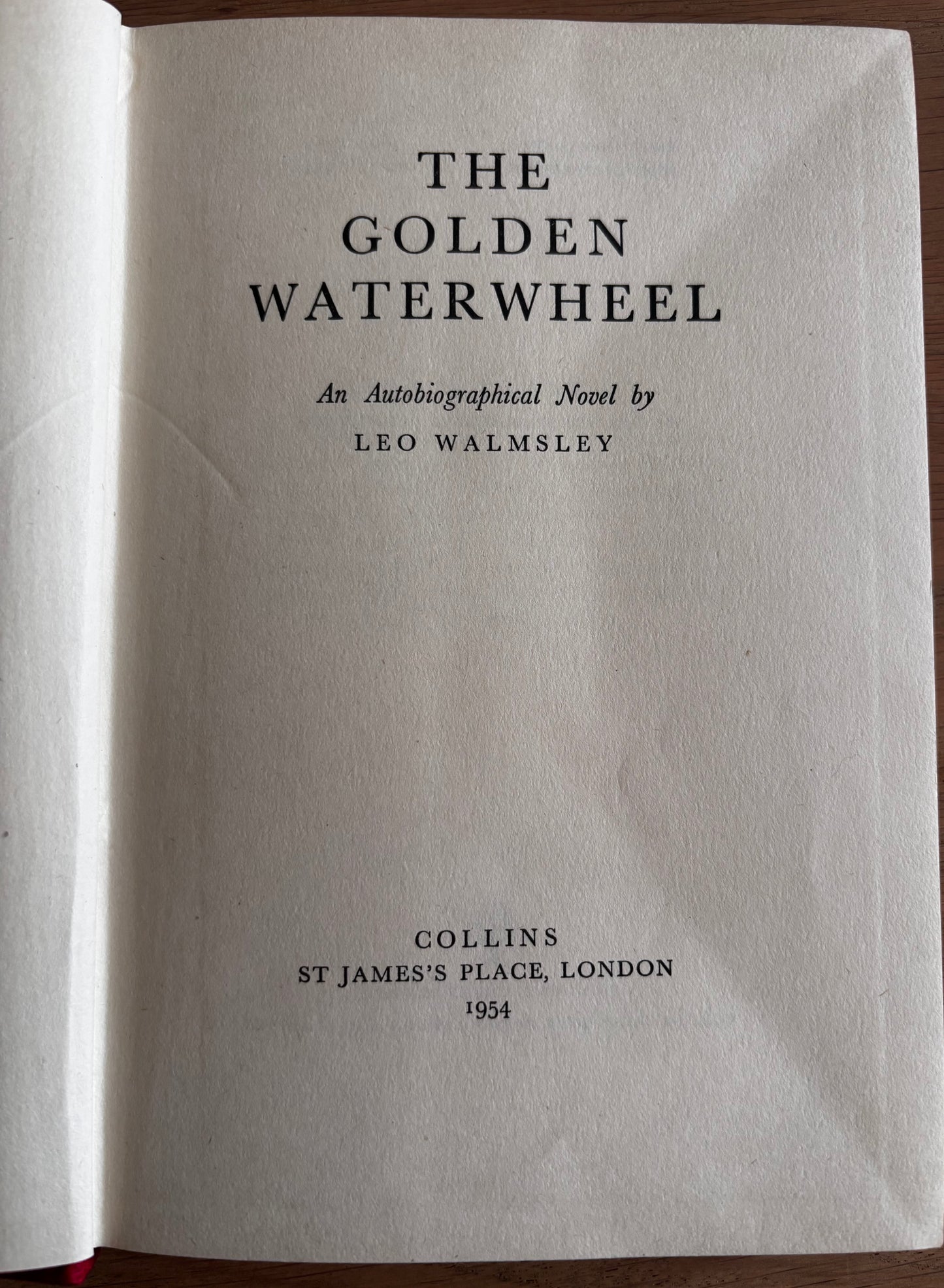 Barbara Jones THE GOLDEN WATERWHEEL DJ 1954 2nd Imp Leo Walmsley