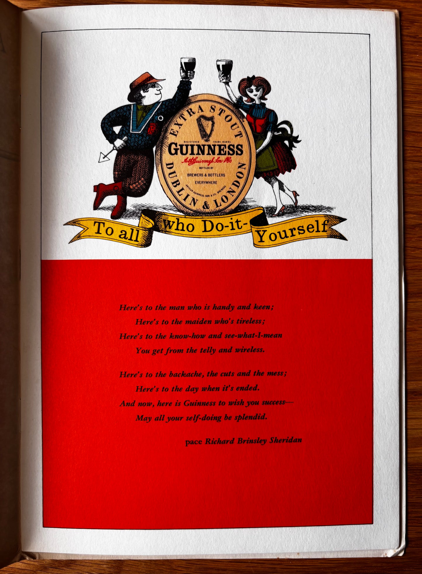 John Tribe ALL MY OWN WORK GUINNESS DO IT YOURSELF BOOK 1964 ILLUS BOOKLET