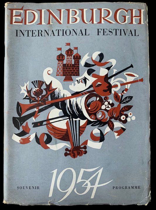 Hans Tisdall EDINBURGH INTERNATIONAL FESTIVAL 1954 Programme MOIRA SHEARA MARGOT FONTEYN - transpontinebooks