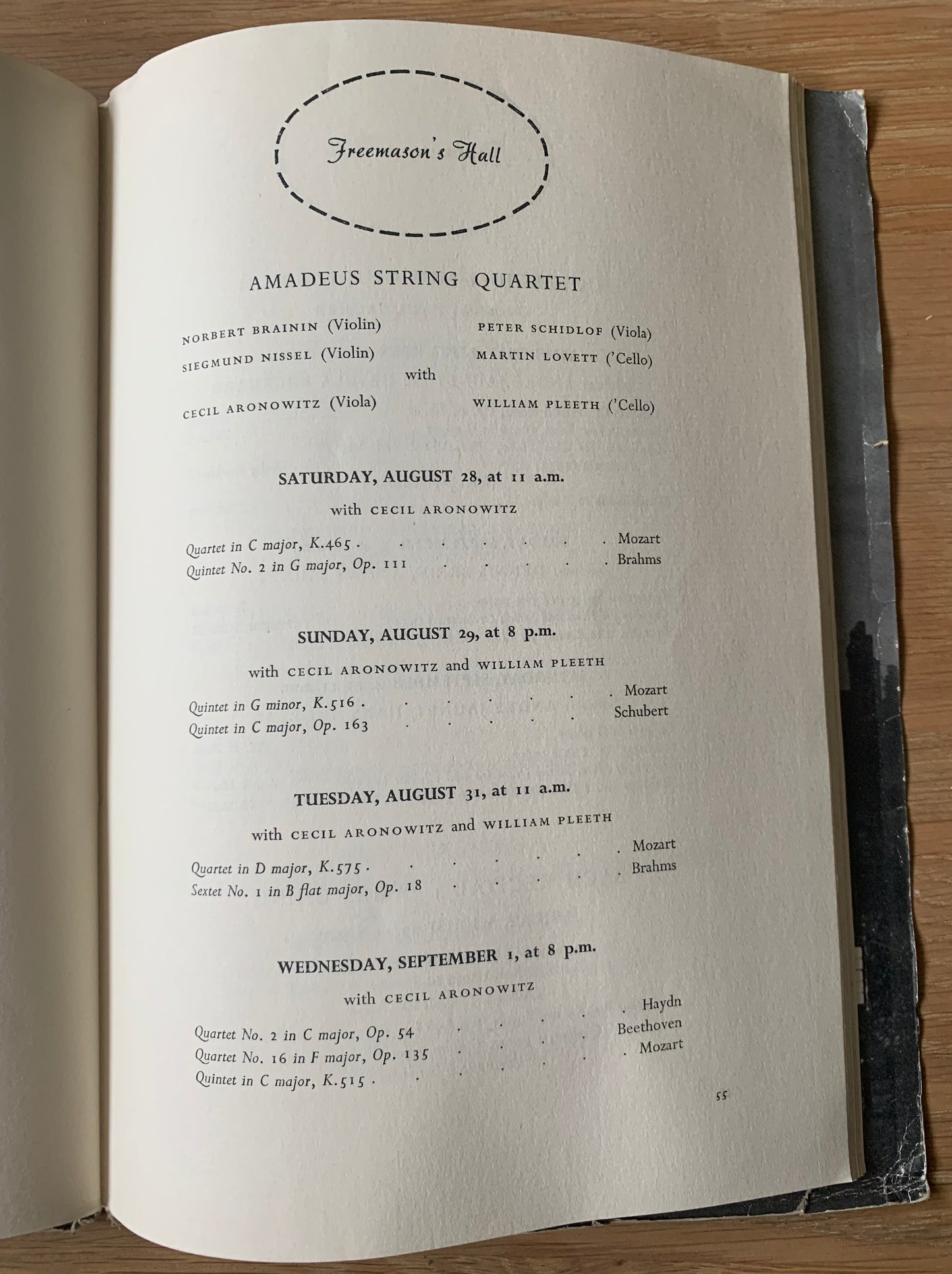 Hans Tisdall EDINBURGH INTERNATIONAL FESTIVAL 1954 Programme MOIRA SHEARA MARGOT FONTEYN - transpontinebooks