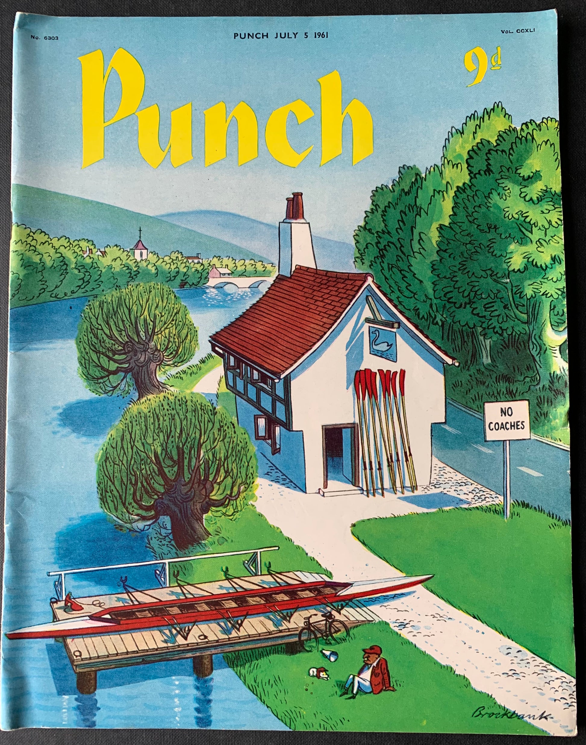 PUNCH MAGAZINE July 5 1961 Brockbank ROWING REGATTA WEEK - transpontinebooks