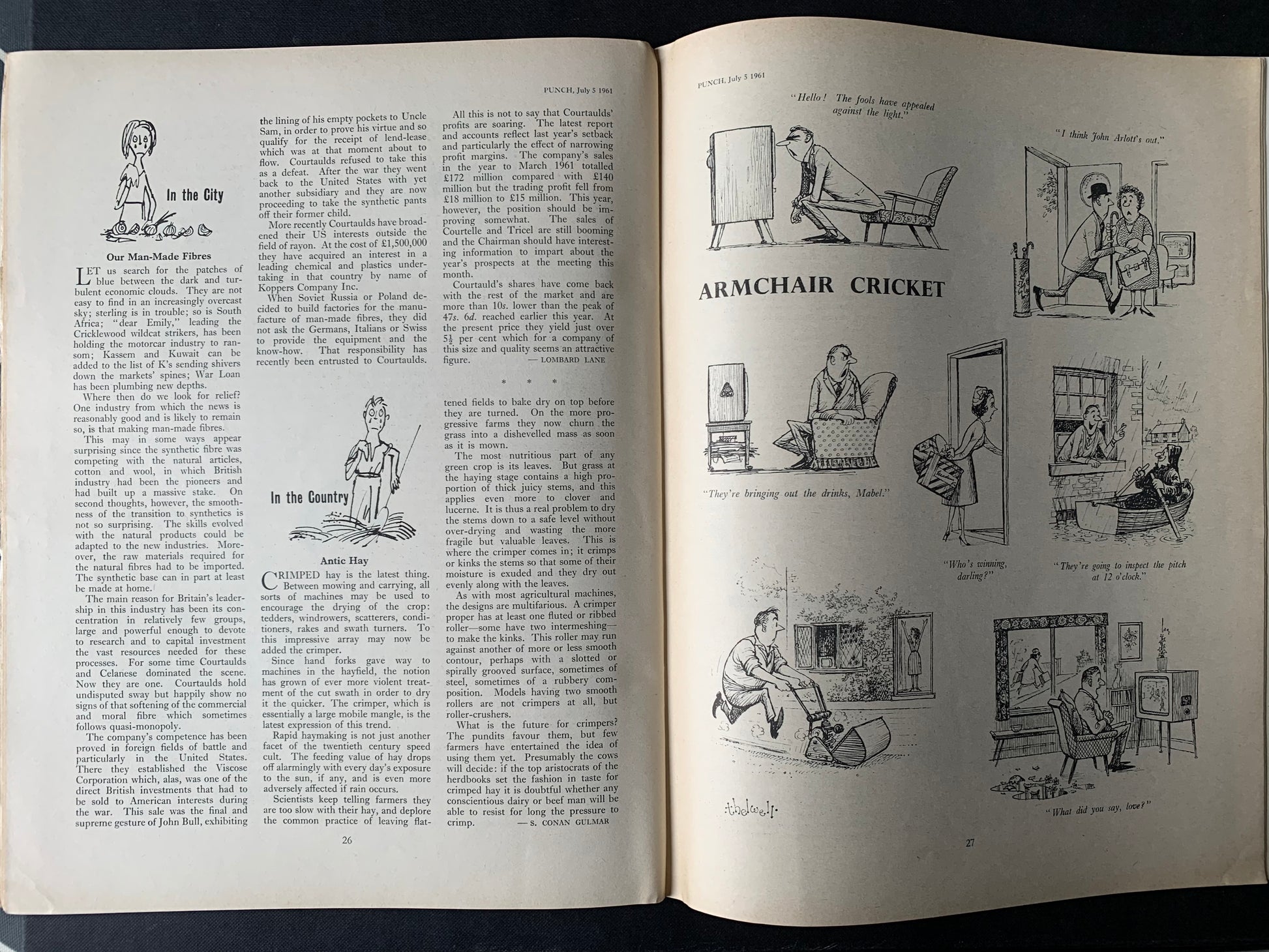 PUNCH MAGAZINE July 5 1961 Brockbank ROWING REGATTA WEEK - transpontinebooks