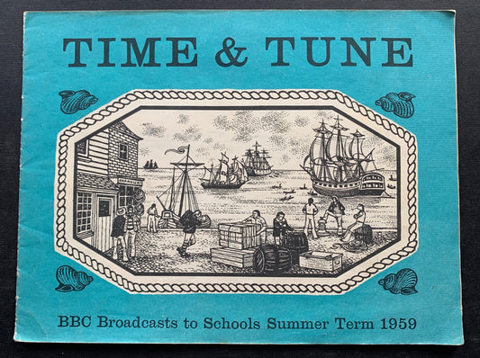 Faith Jacques TIME & TUNE 1959 BBC SCHOOLS SONG Booklet Ilustrated - transpontinebooks