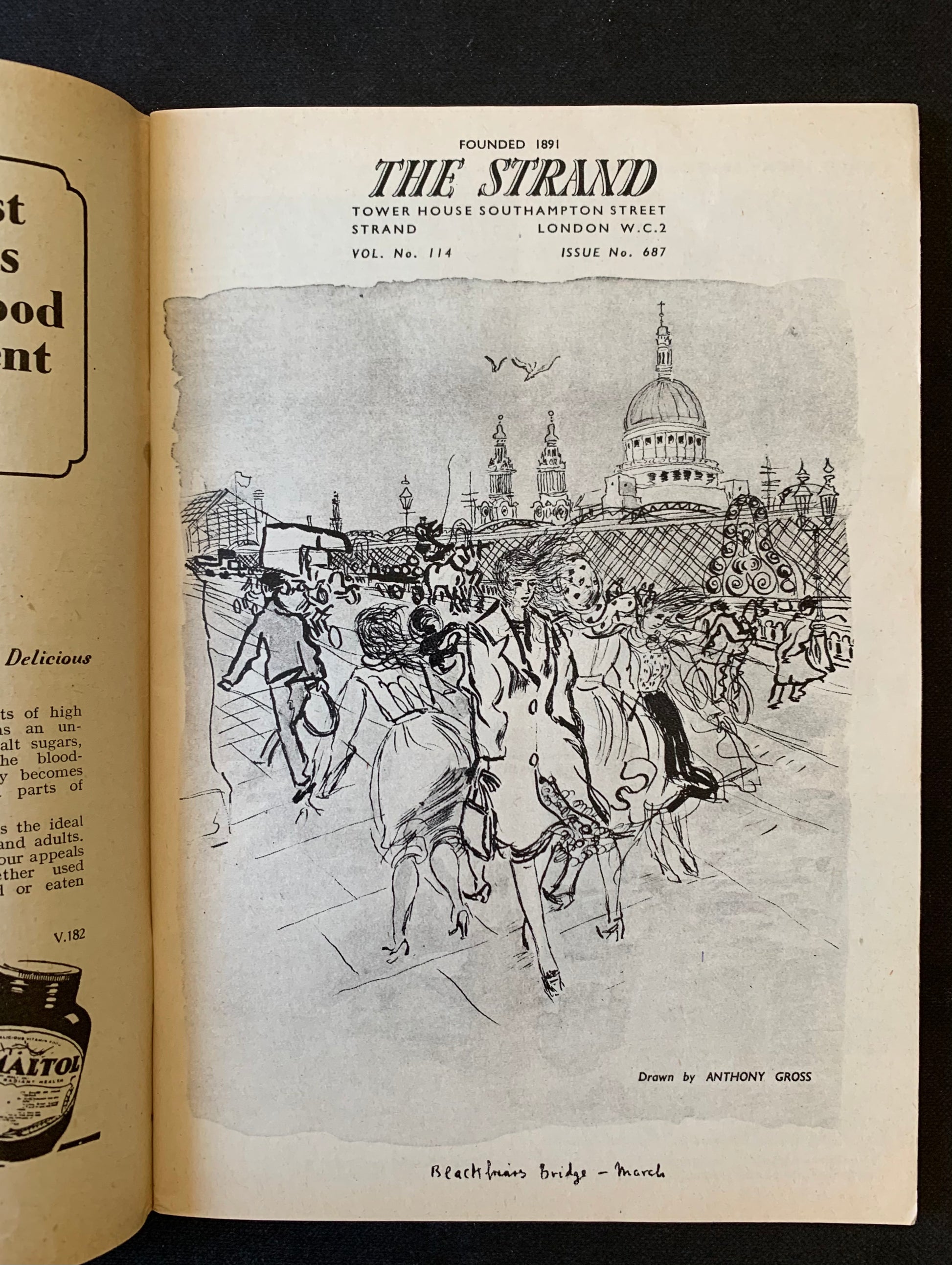 Jaques Robin THE STRAND MAGAZINE Mar 1948 Betty Swanwick John Betjeman - transpontinebooks