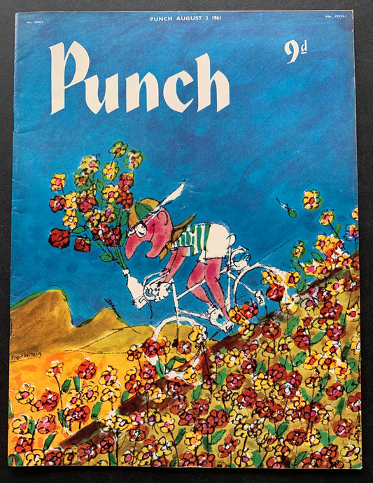 Witzig Fred PUNCH MAGAZINE August 2 1961 Ronald Searle John Aldridge - transpontinebooks